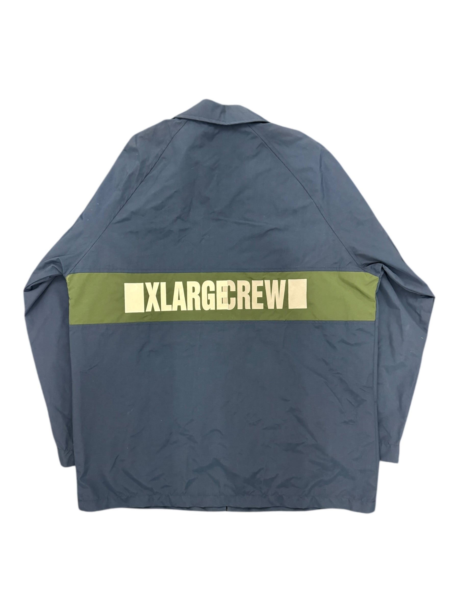 X-Large 90s Crew Coach Jacket Size Large Deadstock