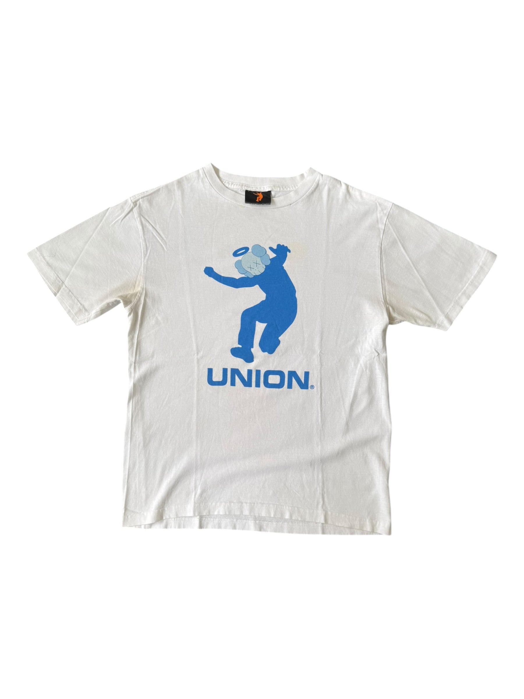 Union 00s Kaws Chum Head Frontman Black T-Shirt Size Large