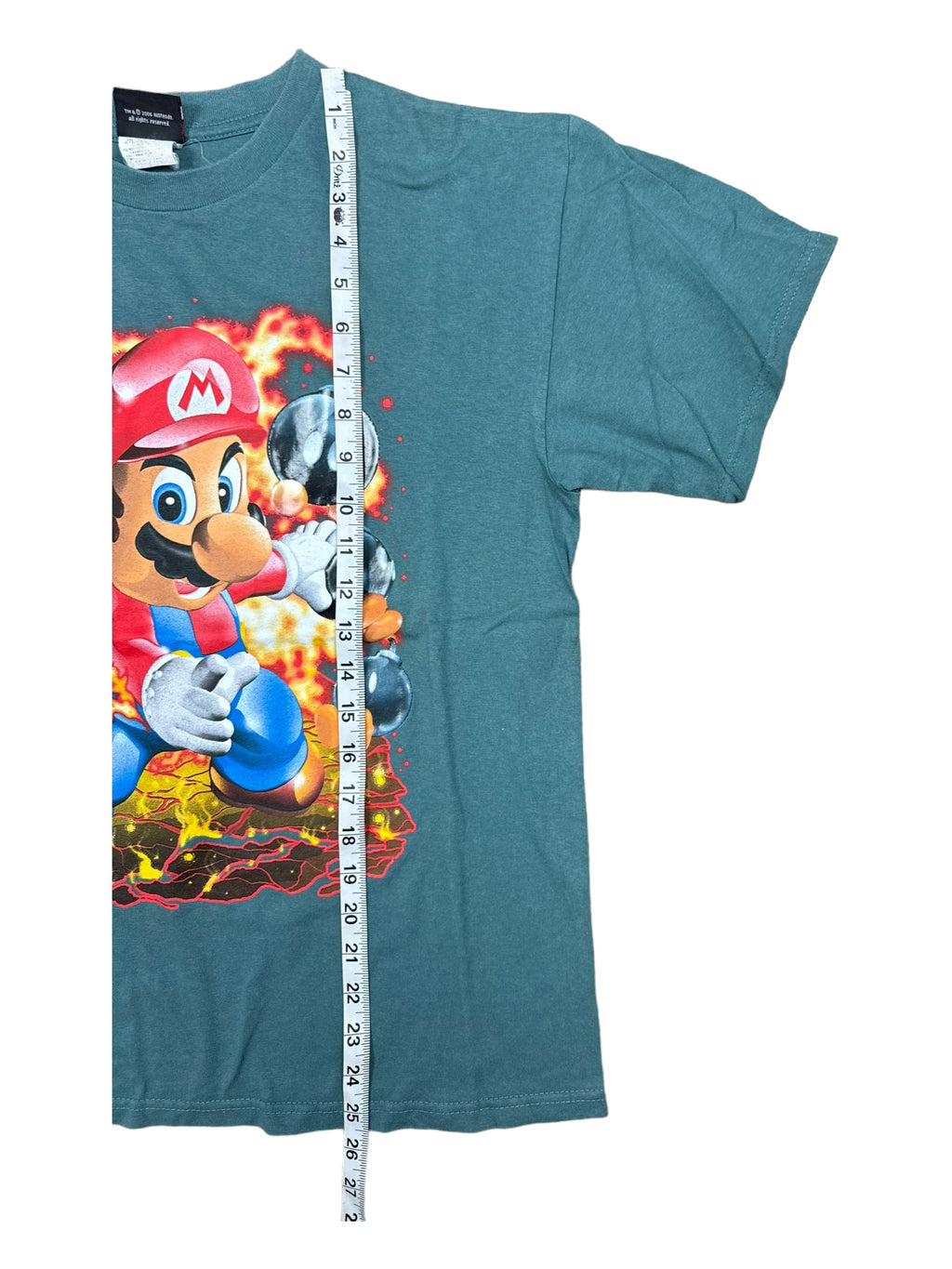 Super Mario Bomb Gel Shirt 2006 Super Mario Bros Nintendo Y2K Sz M