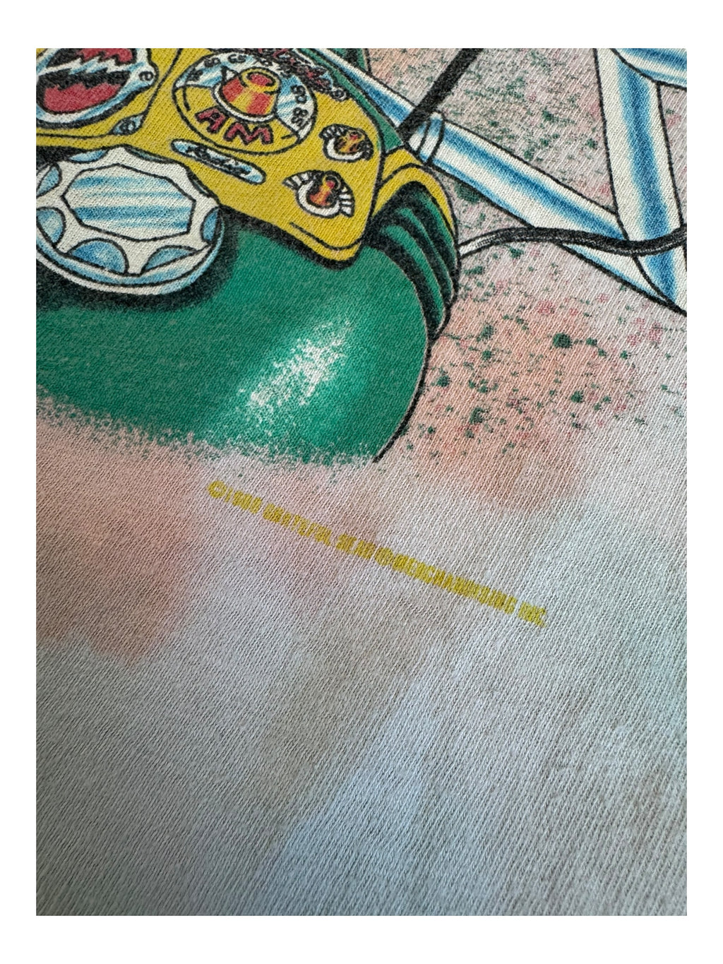 Grateful Dead Shirt Vintage Cycle Sam Tie Dye Hanes Beefy Sz XL