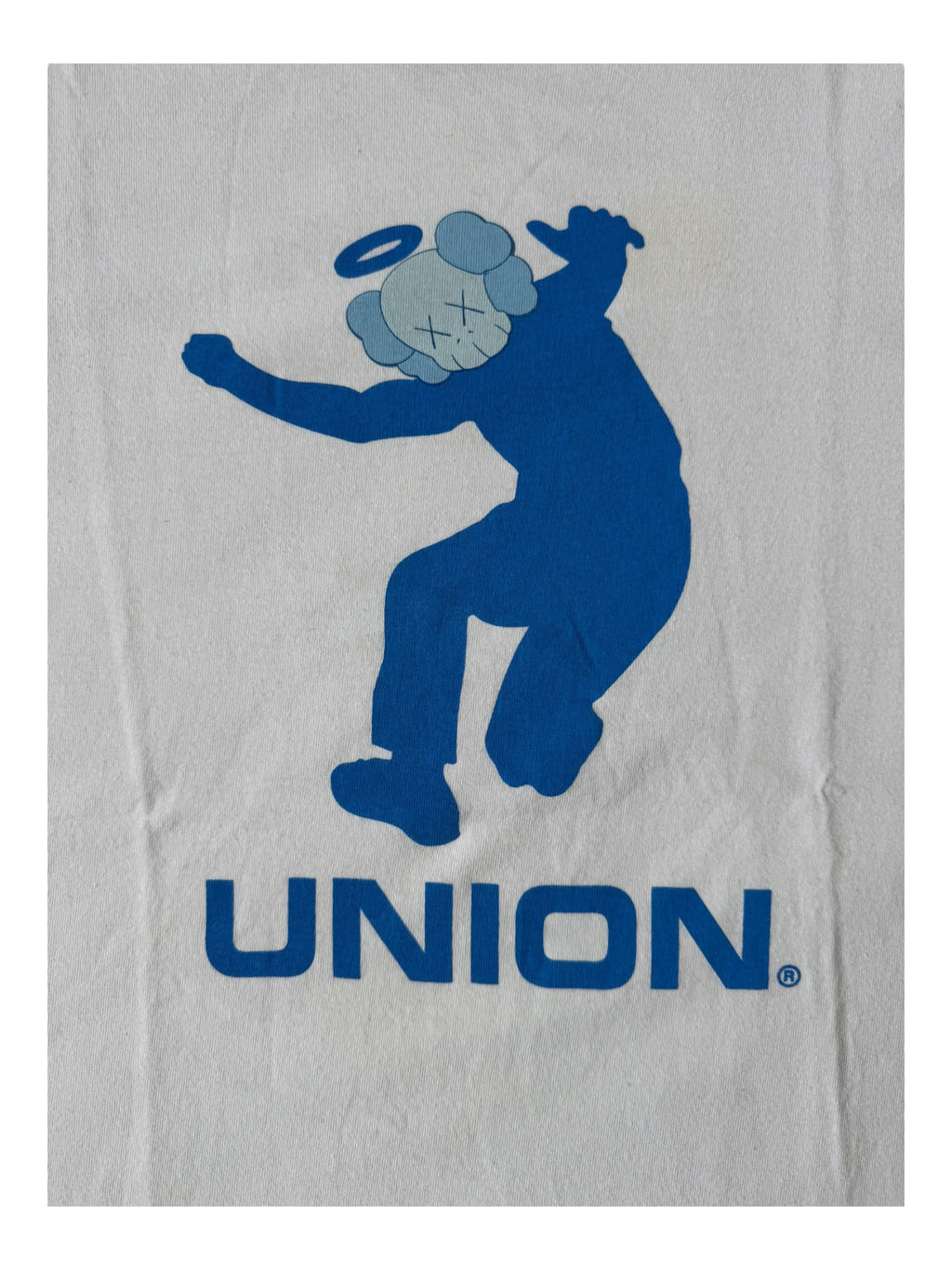 Union 00s Kaws Chum Head Frontman Black T-Shirt Size Large