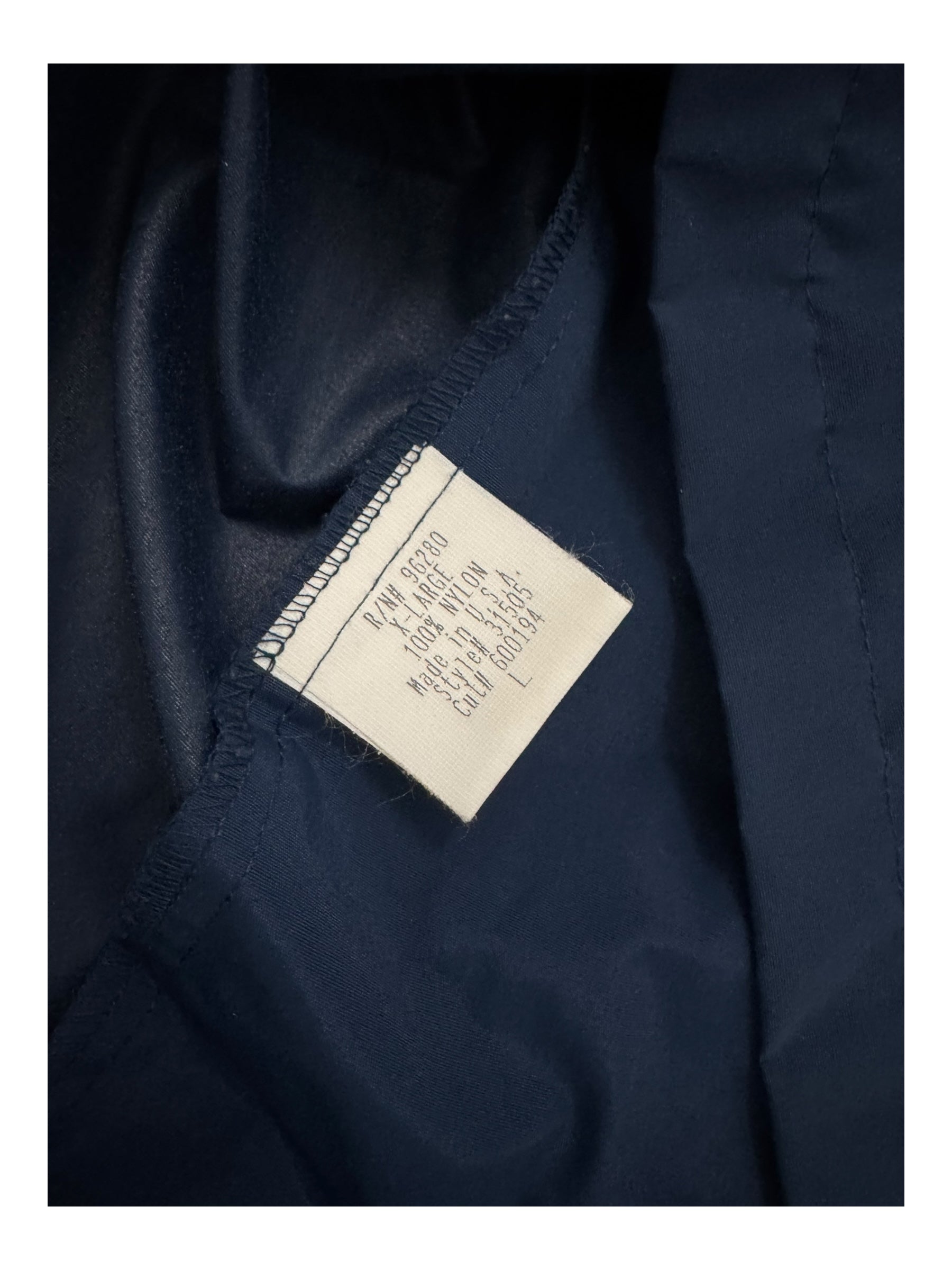 X-Large 90s Crew Coach Jacket Size Large Deadstock