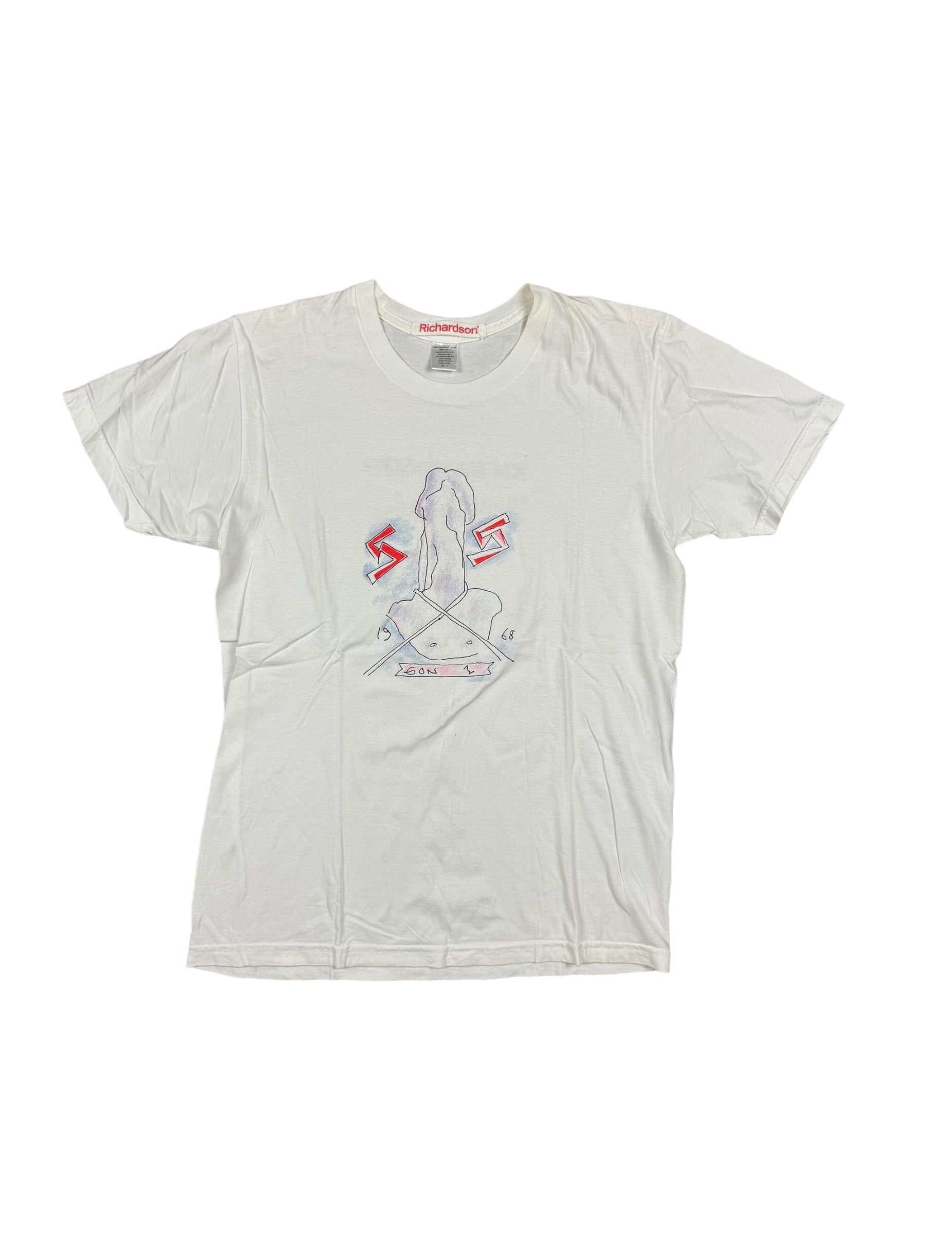 Richardson x Mark Gonzalez White SS 1968 T-Shirt Size Medium