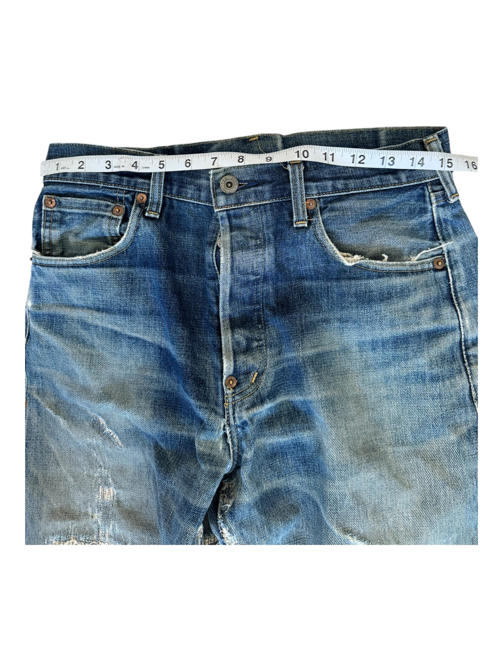 Levis 90s 702 XX Big E Selvedge Denim Jeans W31 Japan Perfect Fade