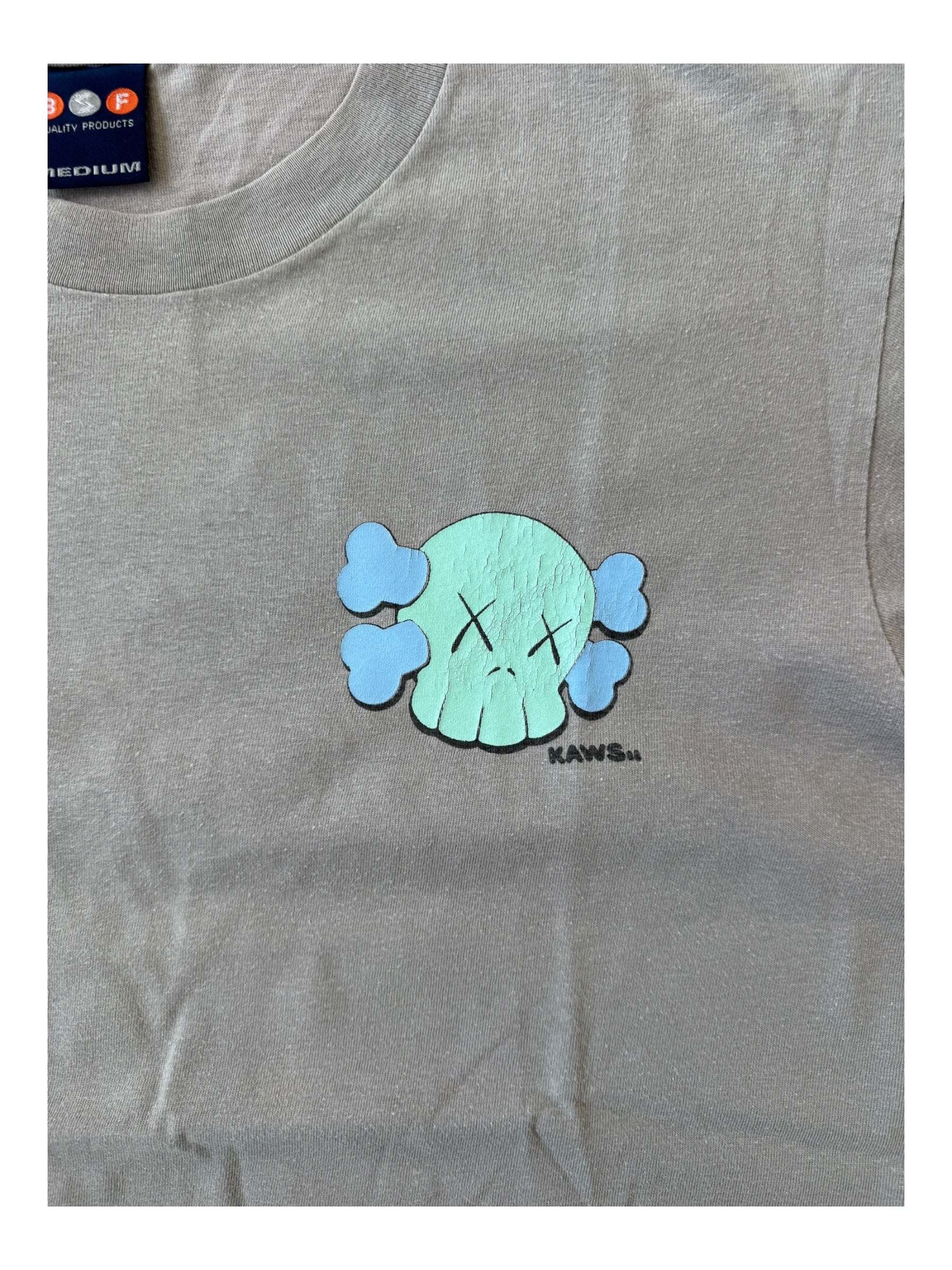 Futura 90s Grey Project Dragon x Kaws Skull Size Medium