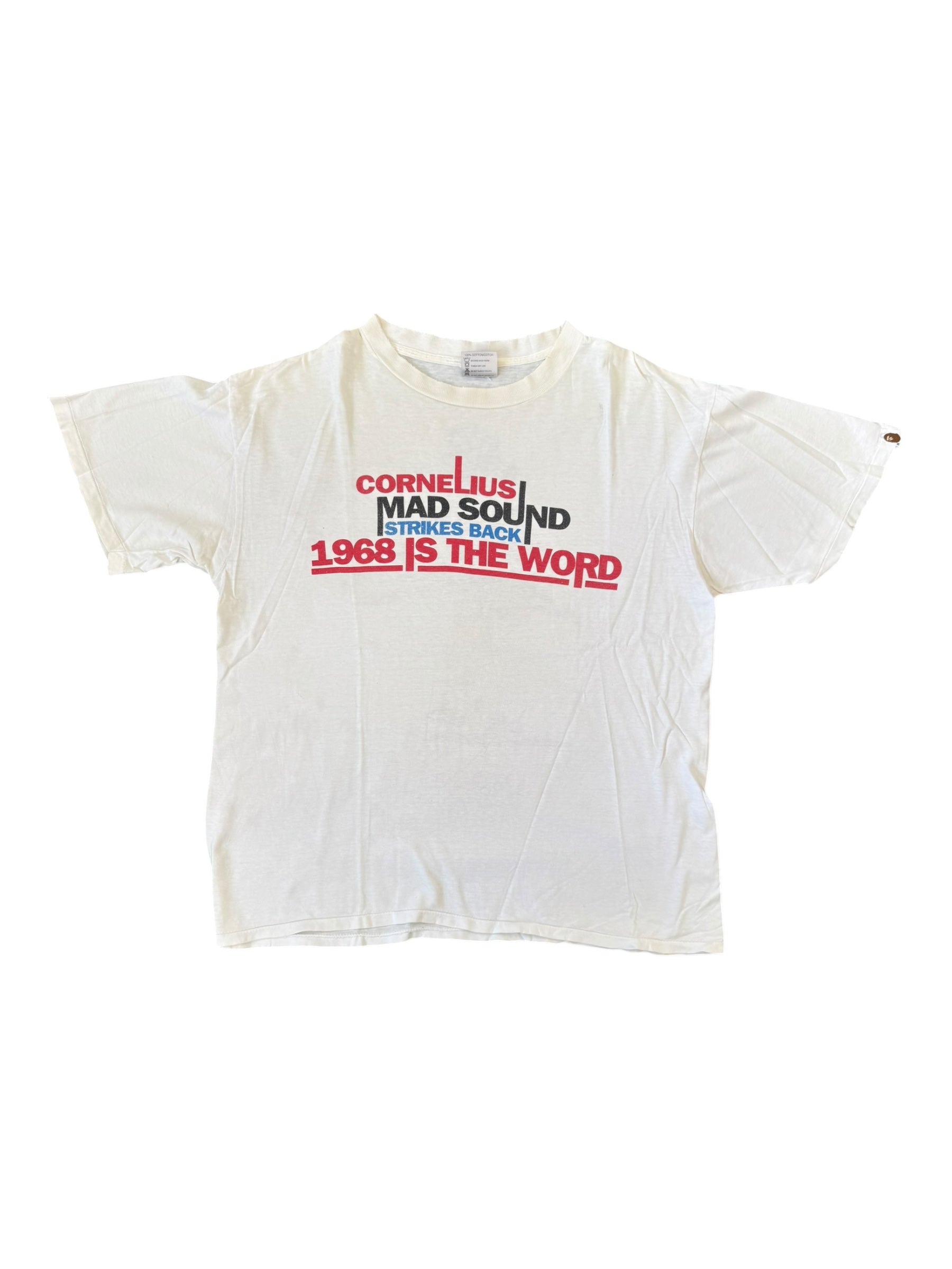 Bape 90s Cornelius Mad Sound Strikes Back Oneita Size Large