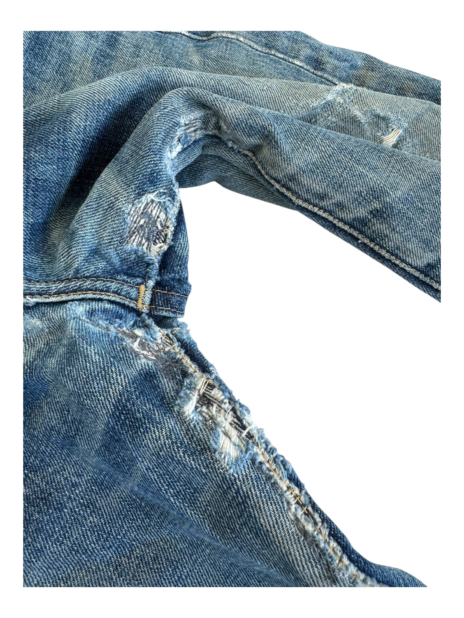 Levis 90s 702 XX Big E Selvedge Denim Jeans W31 Japan Perfect Fade