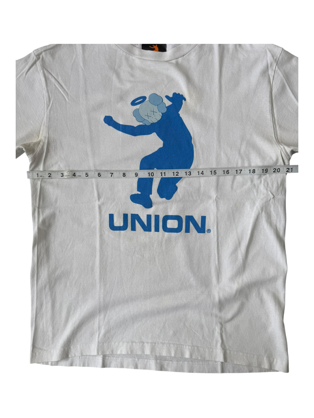 Union 00s Kaws Chum Head Frontman Black T-Shirt Size Large