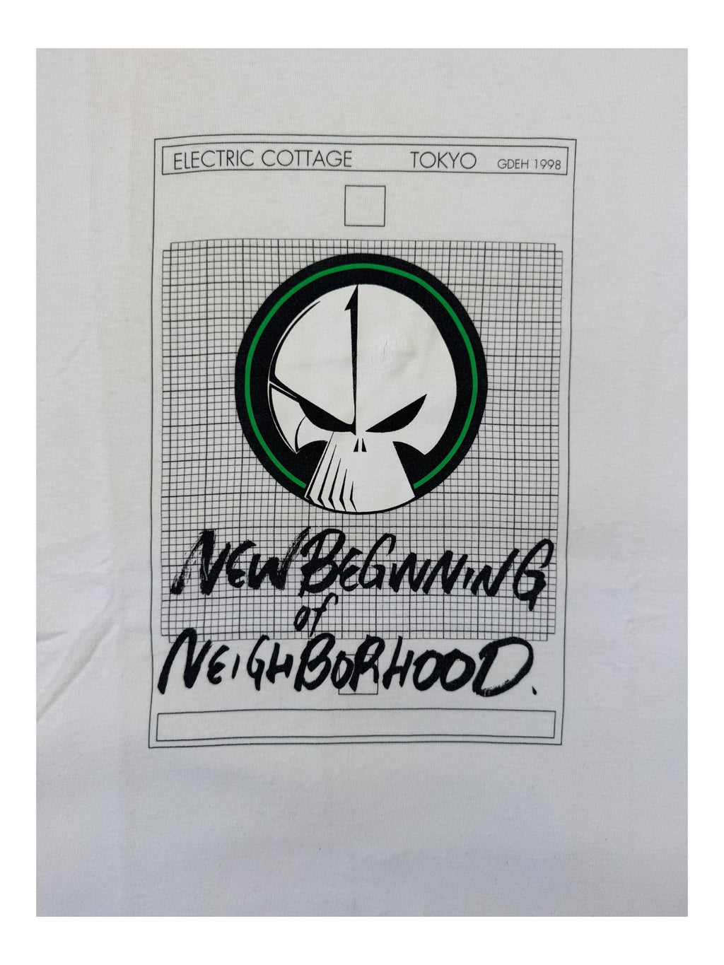 Neighborhood 90s Electric Cottage New Beginning of Neighborhood T-shirt Size Medium