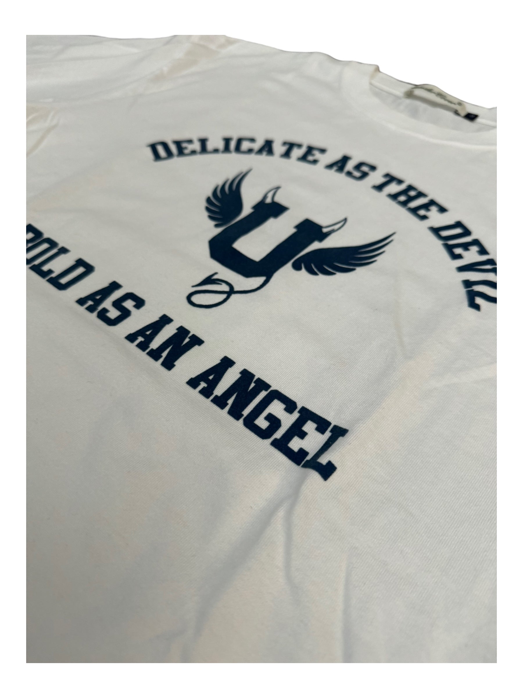 Undercover Delicate as the Devil White T-Shirt Size Large