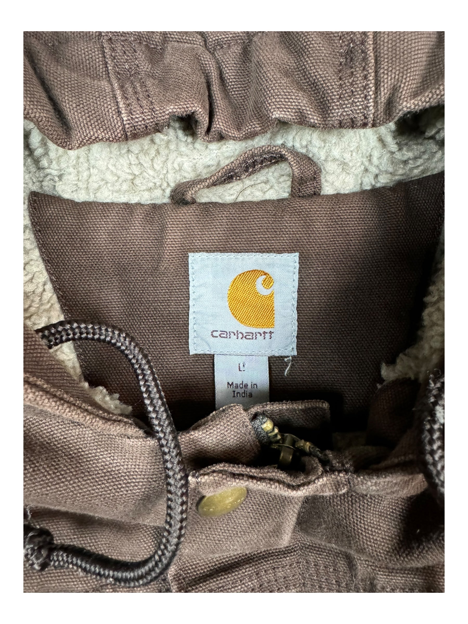 Carhartt 90s Brown Sherpa Lined Jacket Size Large