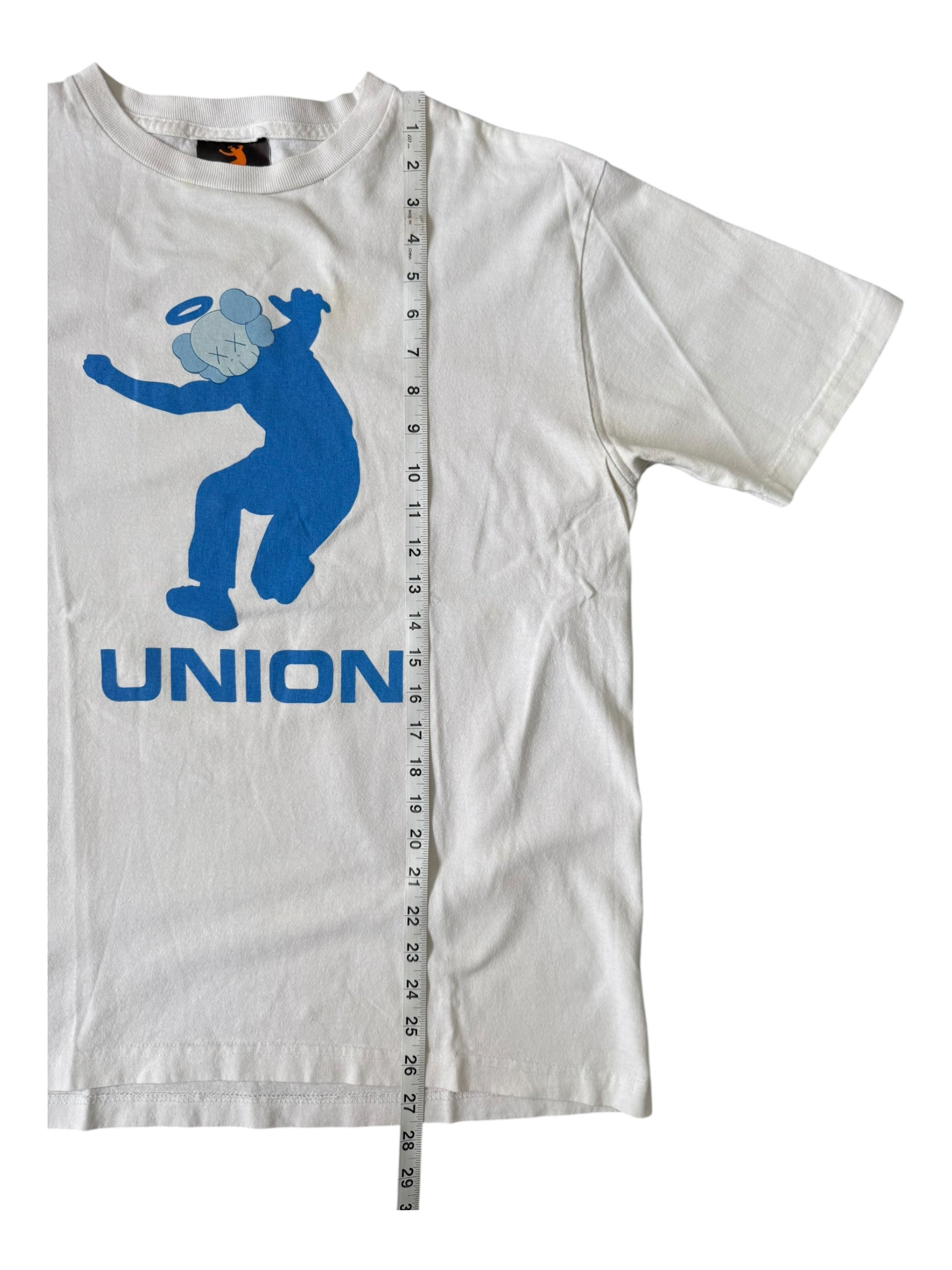 Union 00s Kaws Chum Head Frontman Black T-Shirt Size Large