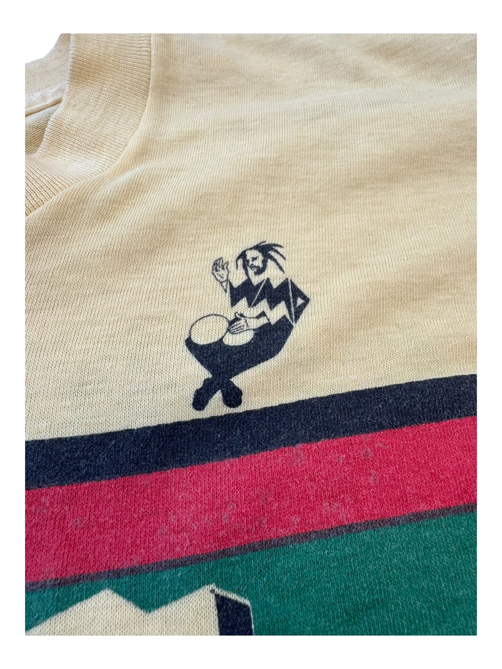 Steel Pulse 80s Round Two Tour Yellow T-shirt Size Large