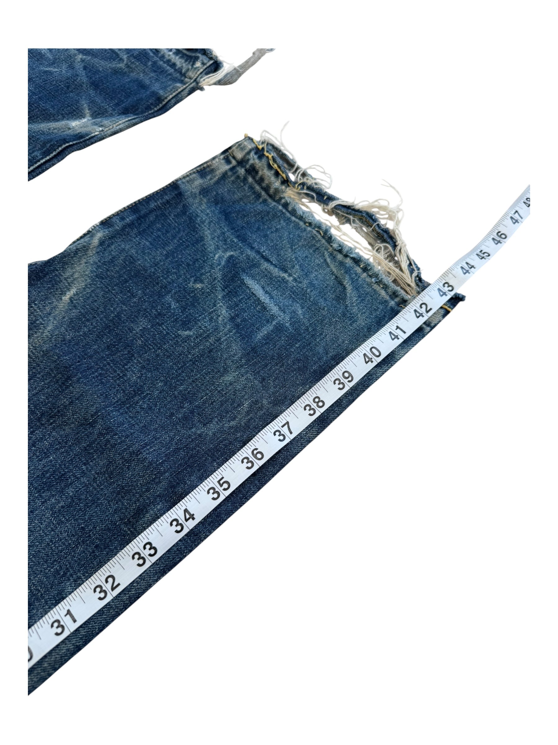 Levis 90s 702 XX Big E Selvedge Denim Jeans W31 Japan Perfect Fade