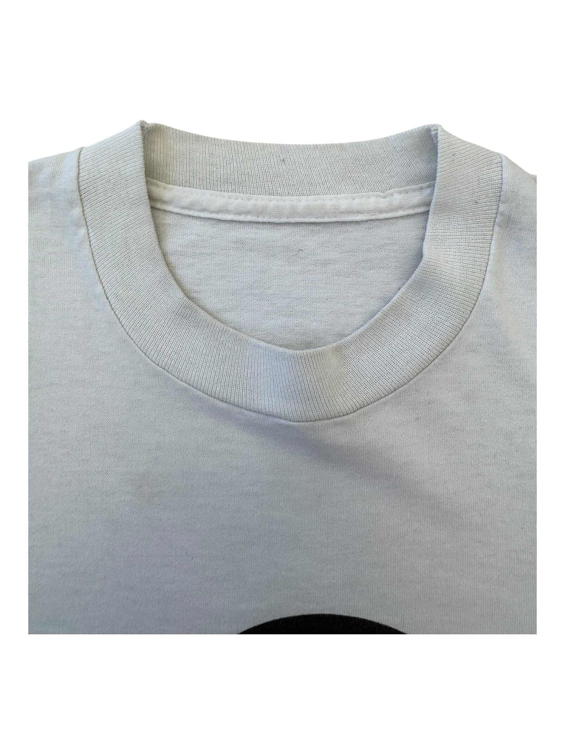 X-Large 90s World Fuct Logo Rip White T-Shirt Size Large