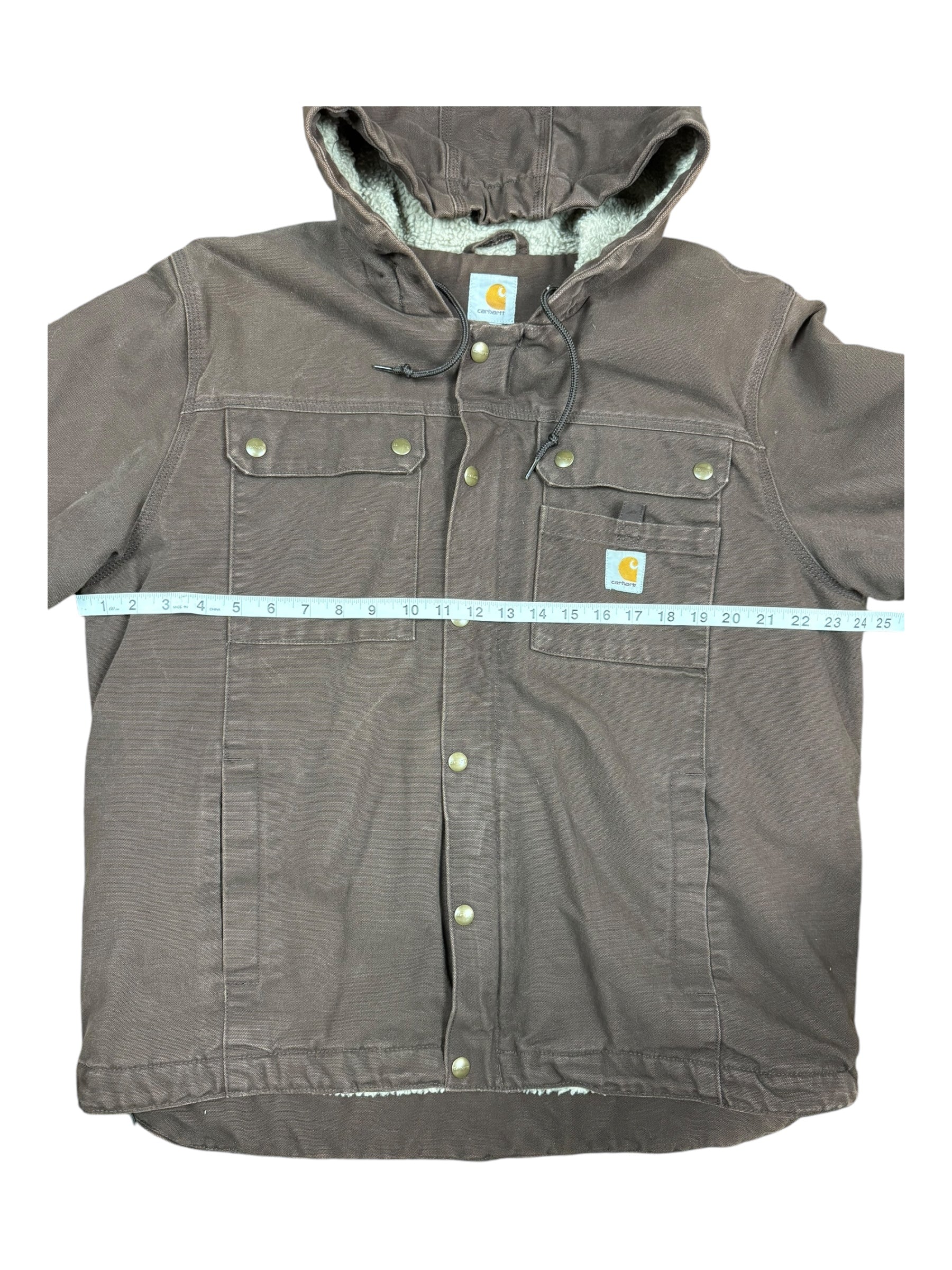 Carhartt 90s Brown Sherpa Lined Jacket Size Large