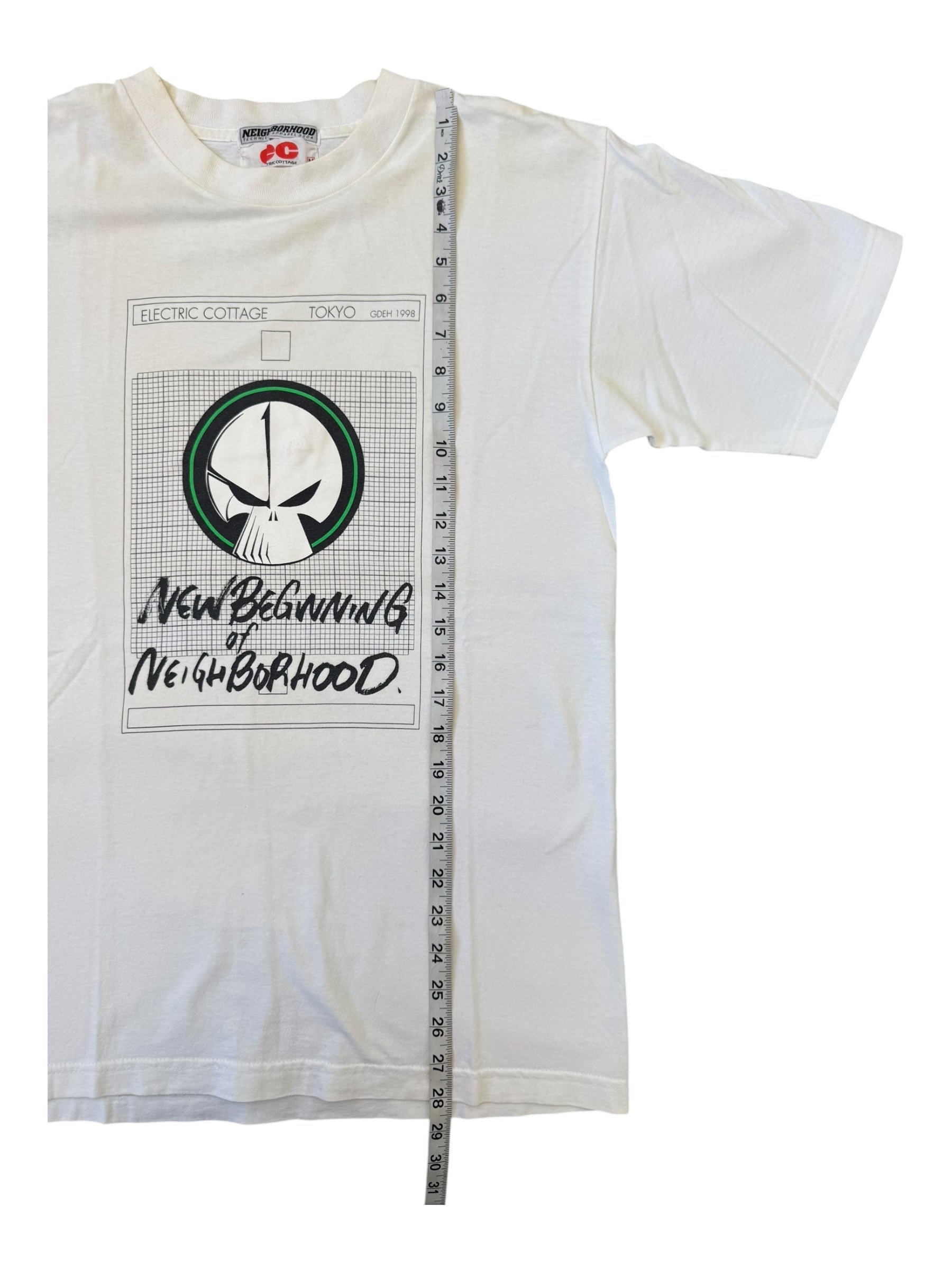 Neighborhood 90s Electric Cottage New Beginning of Neighborhood T-shirt Size Medium
