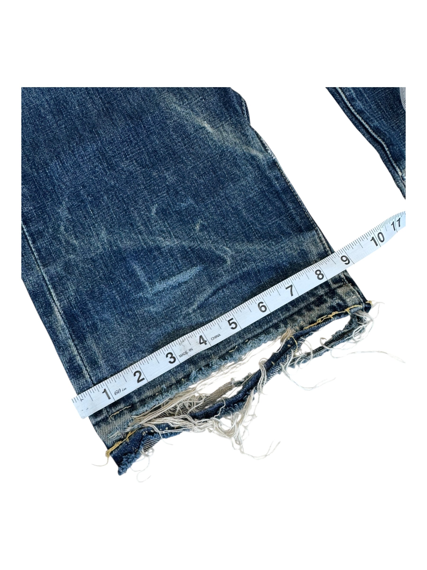 Levis 90s 702 XX Big E Selvedge Denim Jeans W31 Japan Perfect Fade