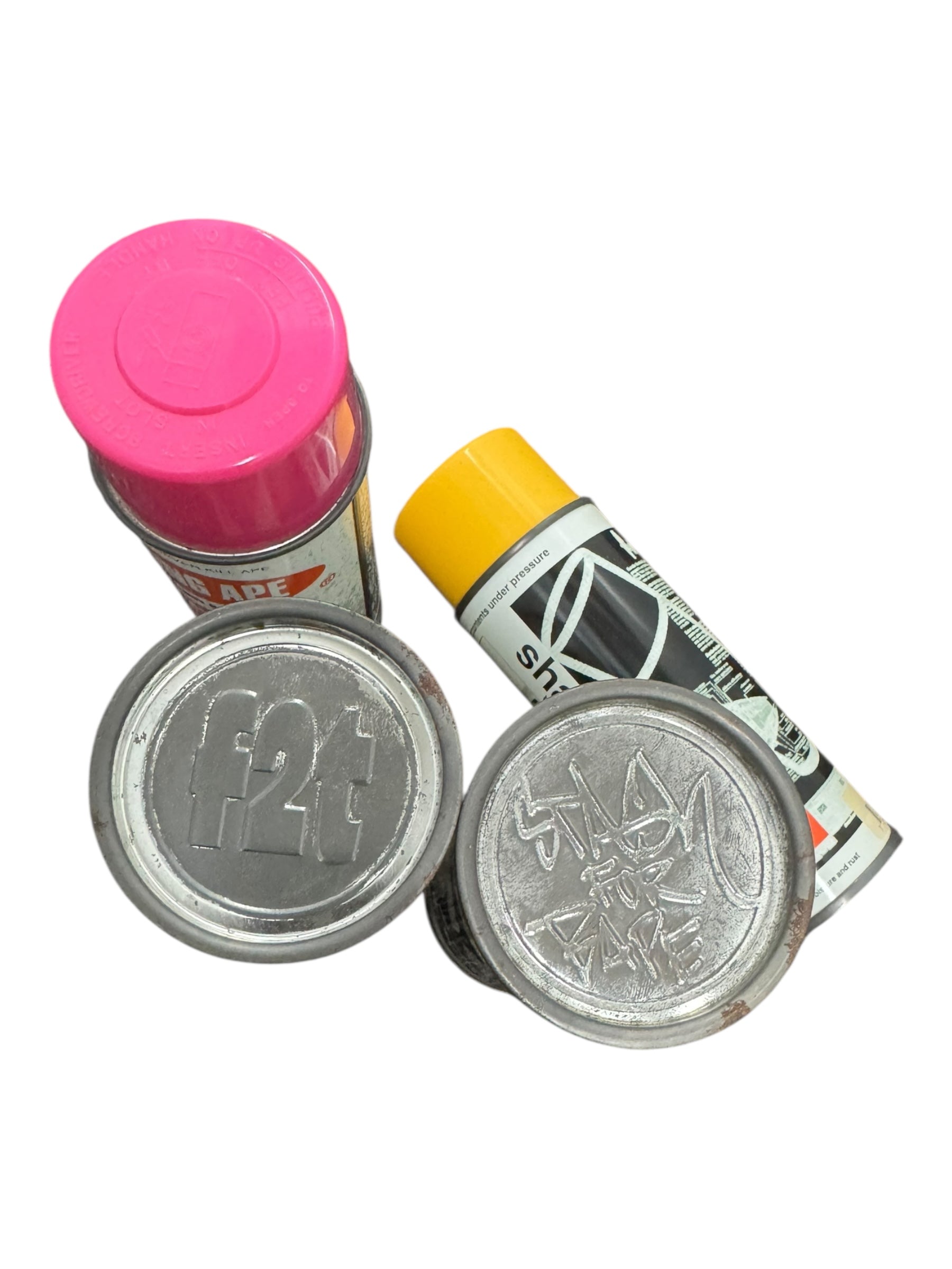 A Bathing Ape 90s 2 x Stash & 2 x Futura Spray Cans Storage Relax Magazine