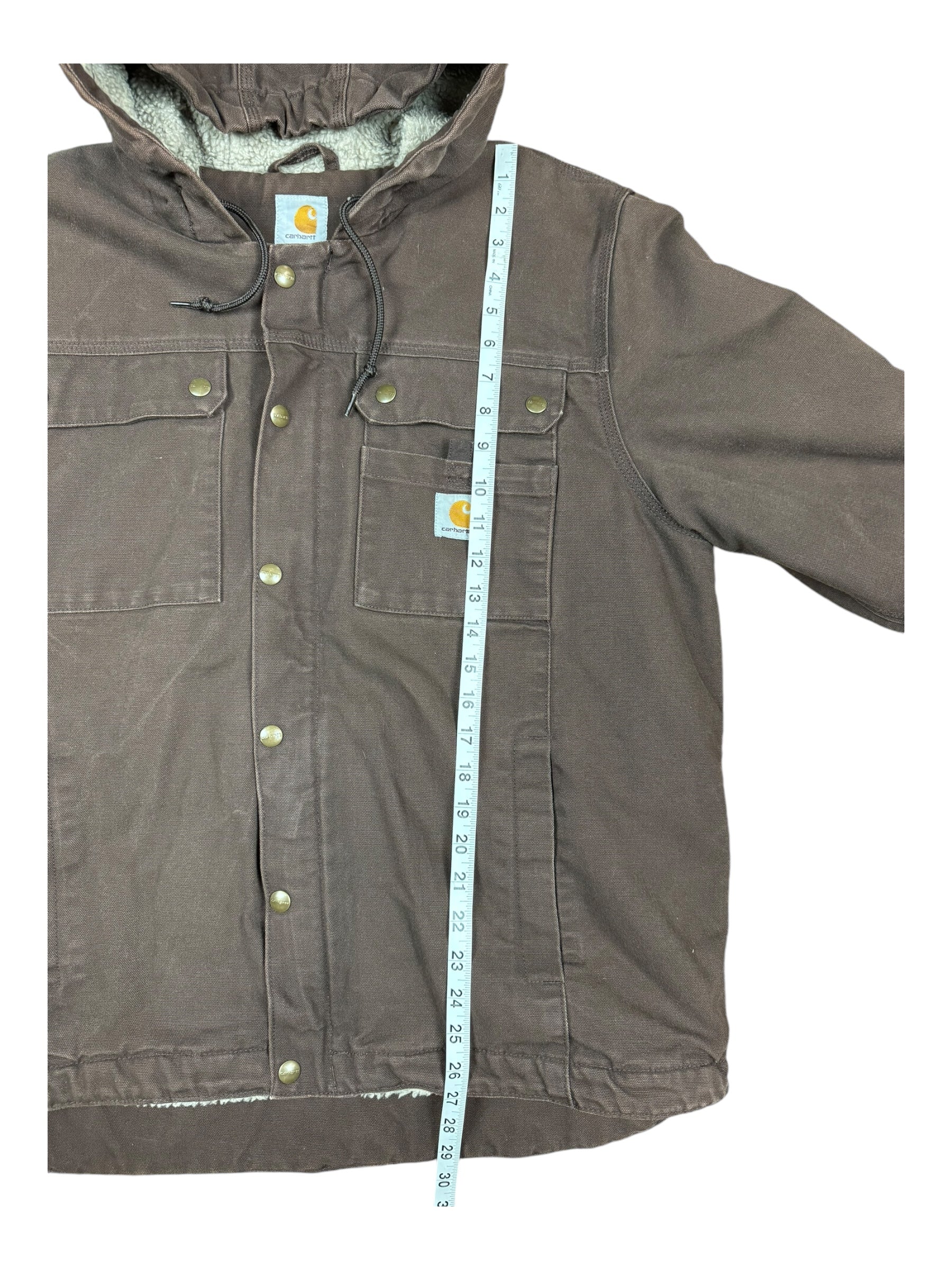 Carhartt 90s Brown Sherpa Lined Jacket Size Large