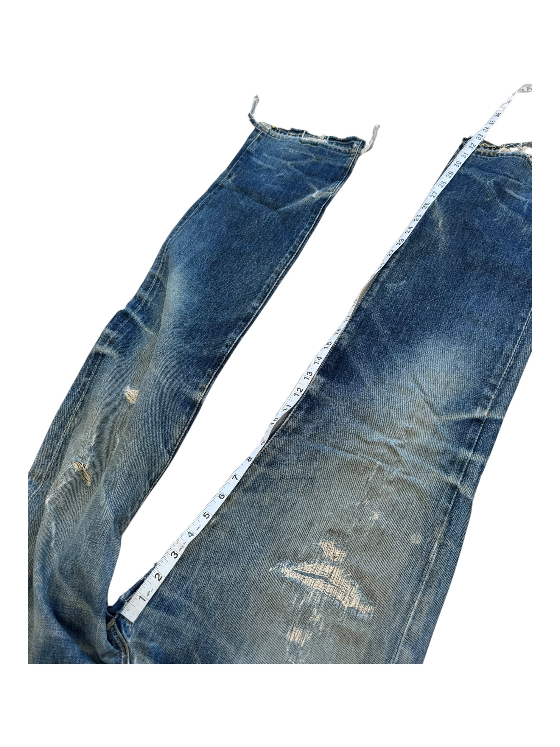 Levis 90s 702 XX Big E Selvedge Denim Jeans W31 Japan Perfect Fade