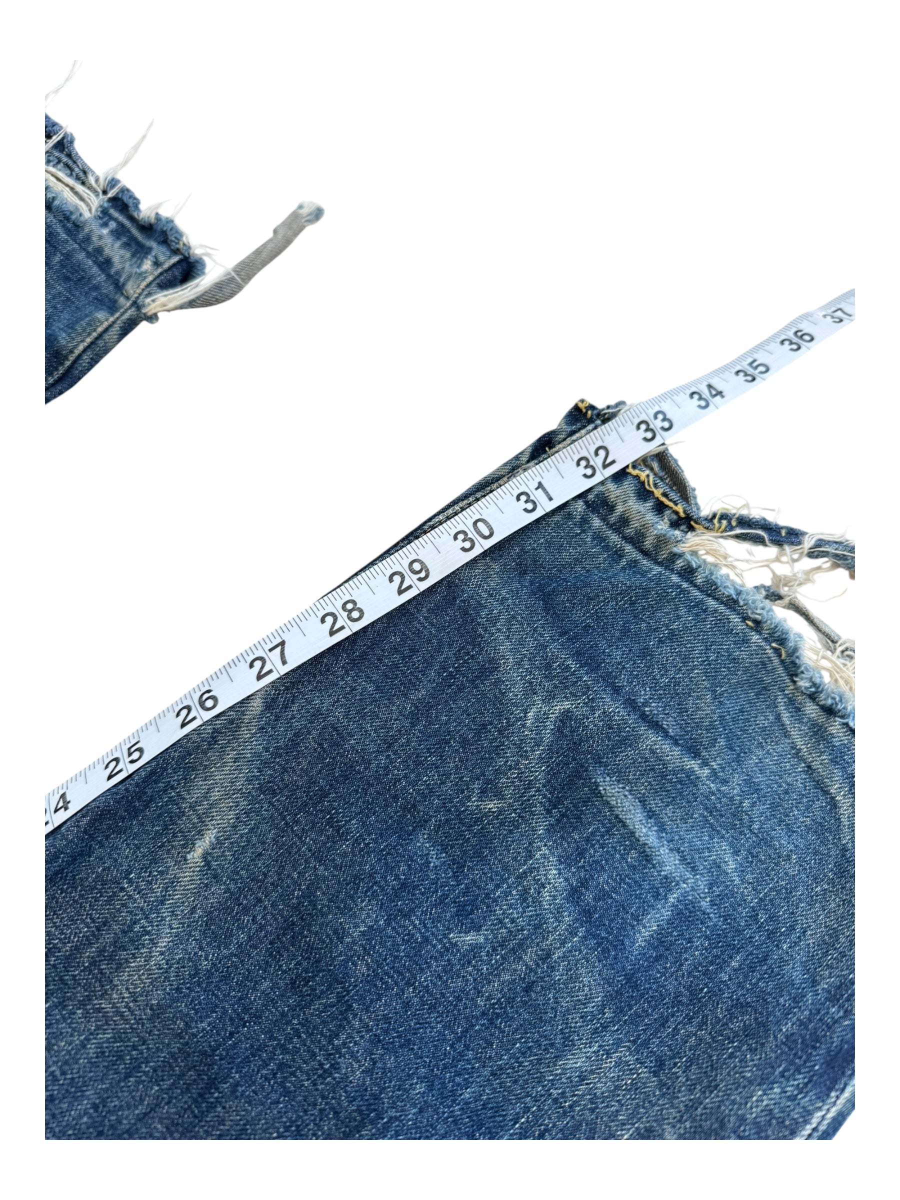 Levis 90s 702 XX Big E Selvedge Denim Jeans W31 Japan Perfect Fade