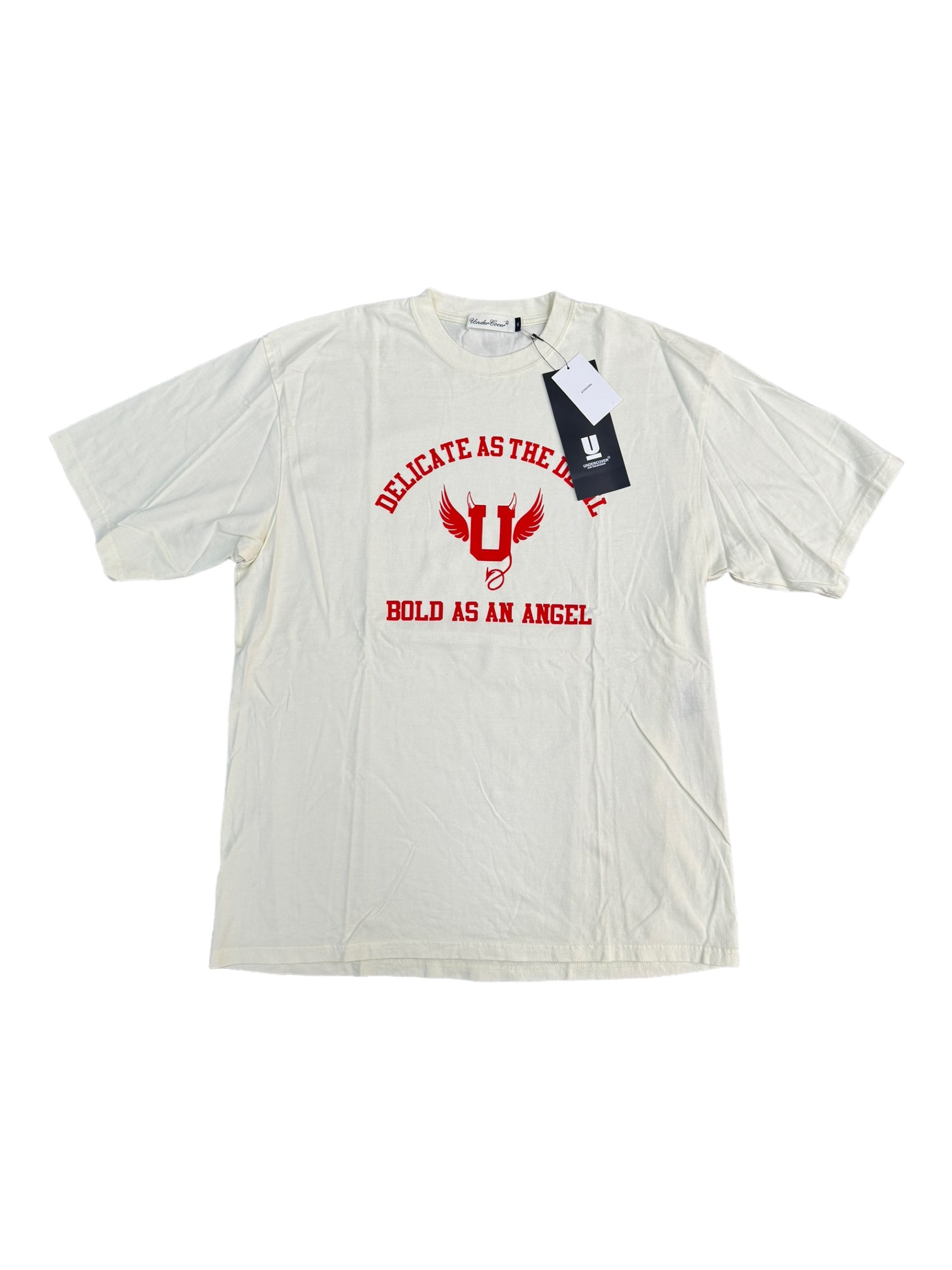 Undercover Delicate as the Devil White T-Shirt Size XL New w/ Tags