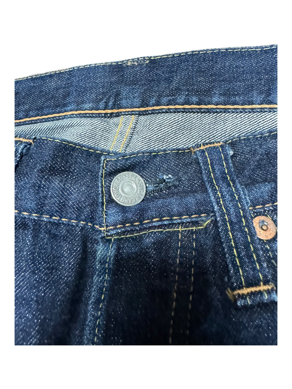 Sugar Cane 1966 Jeans 31x34 Made in USA Selvedge Jeans Denim