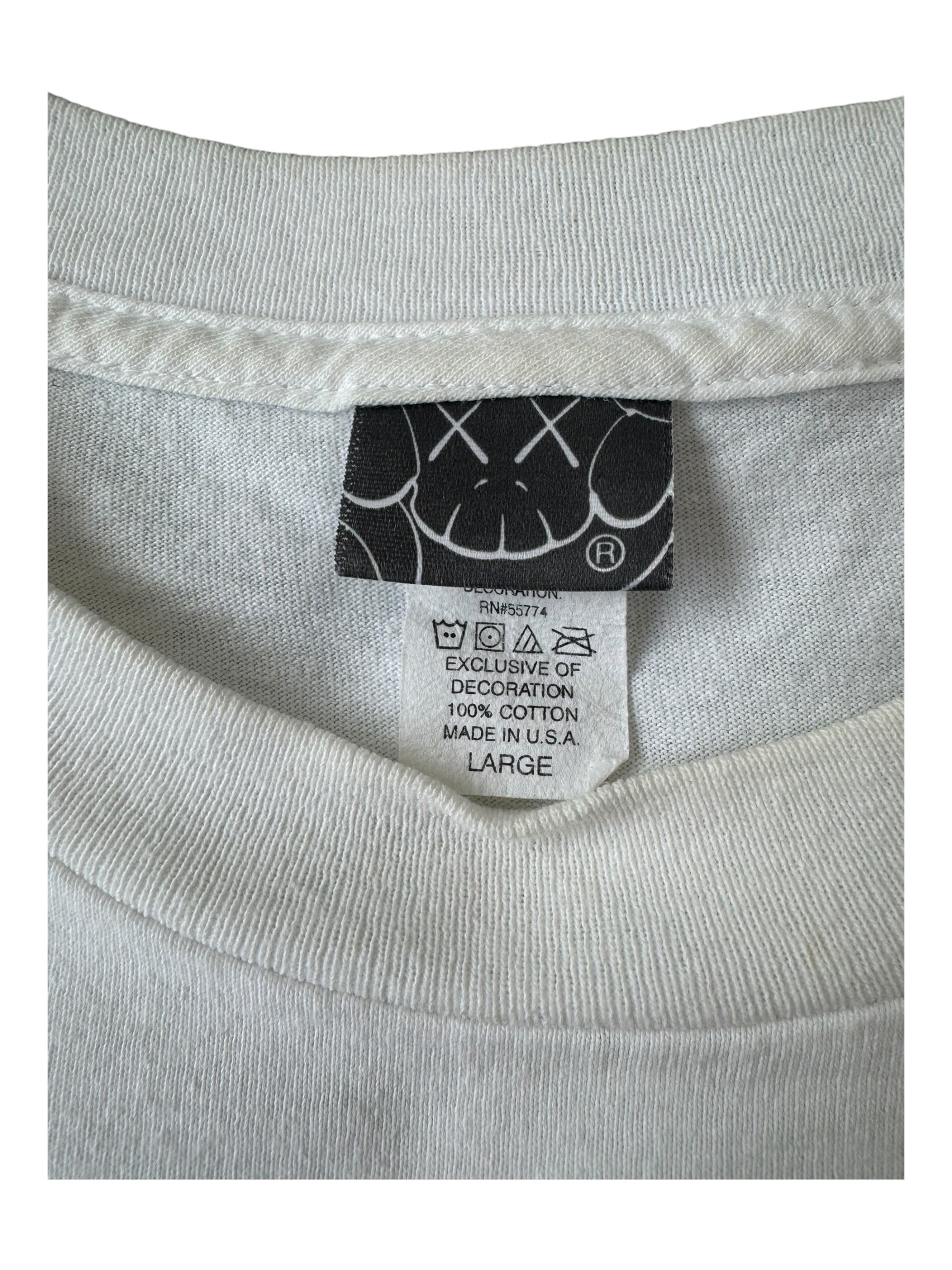 Kaws 00s White Gumby Kaws One T-shirt Size Large