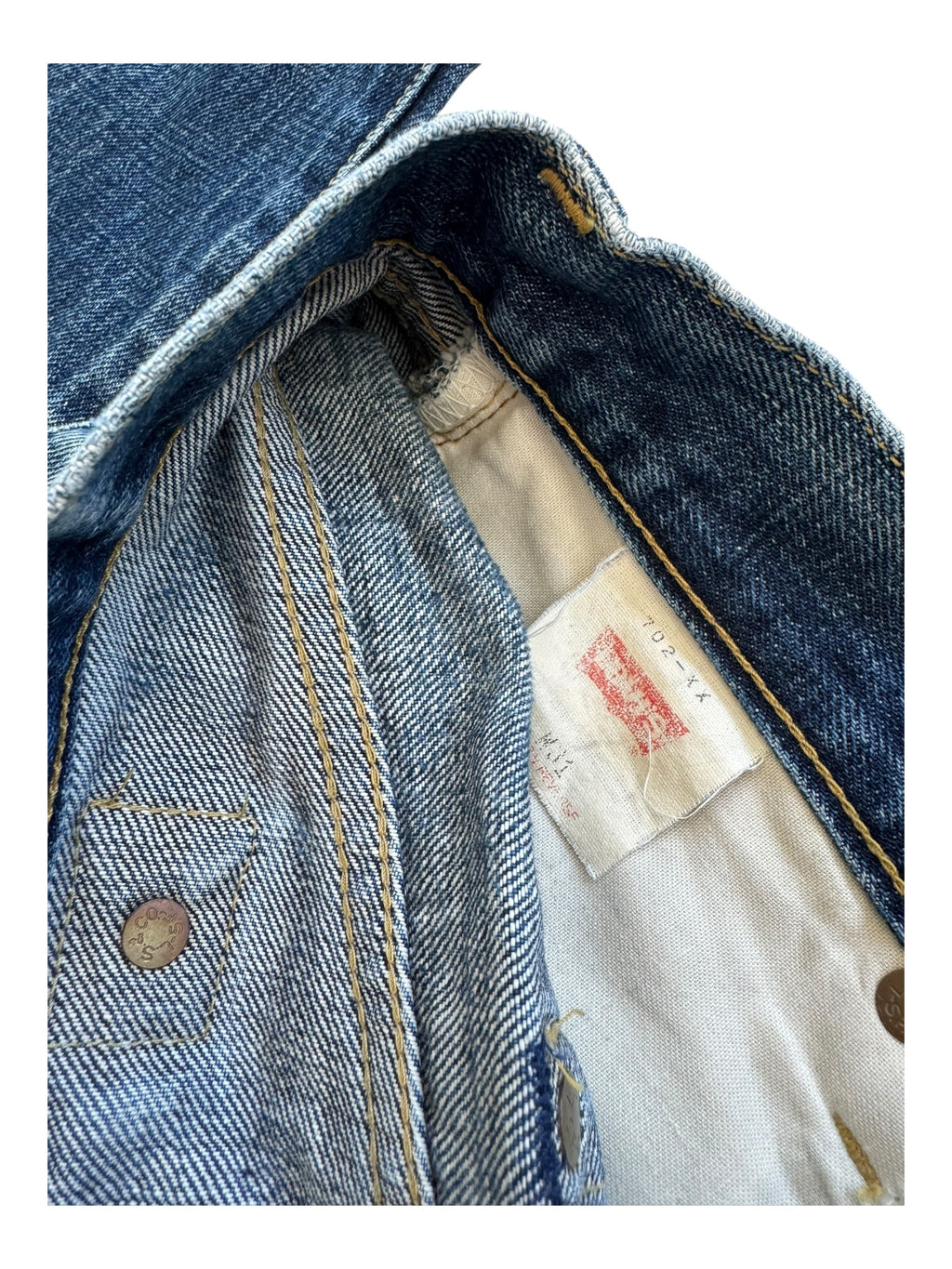 Levis 90s 702 XX Big E Selvedge Denim Jeans W31 Japan Perfect Fade