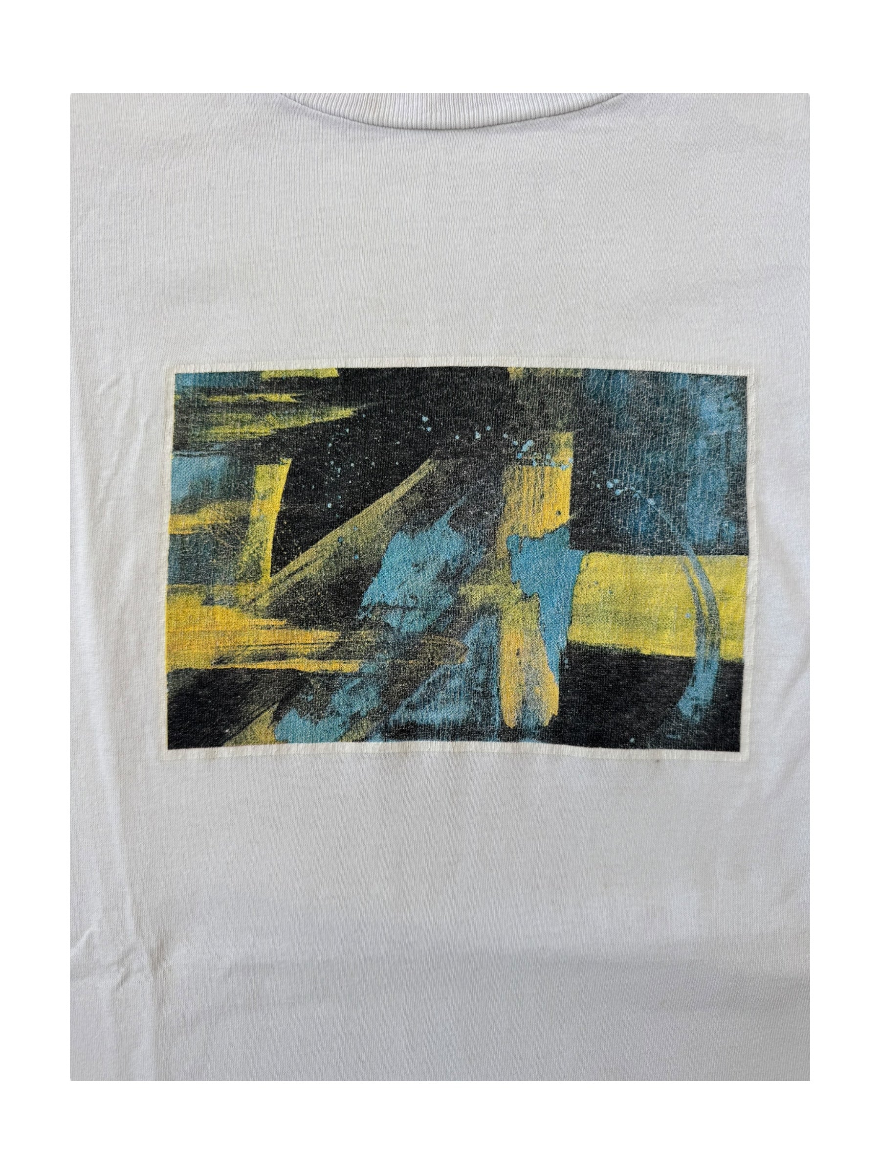 Futura 90s White Tabatha Tag Futura Painting T-shirt Size Medium