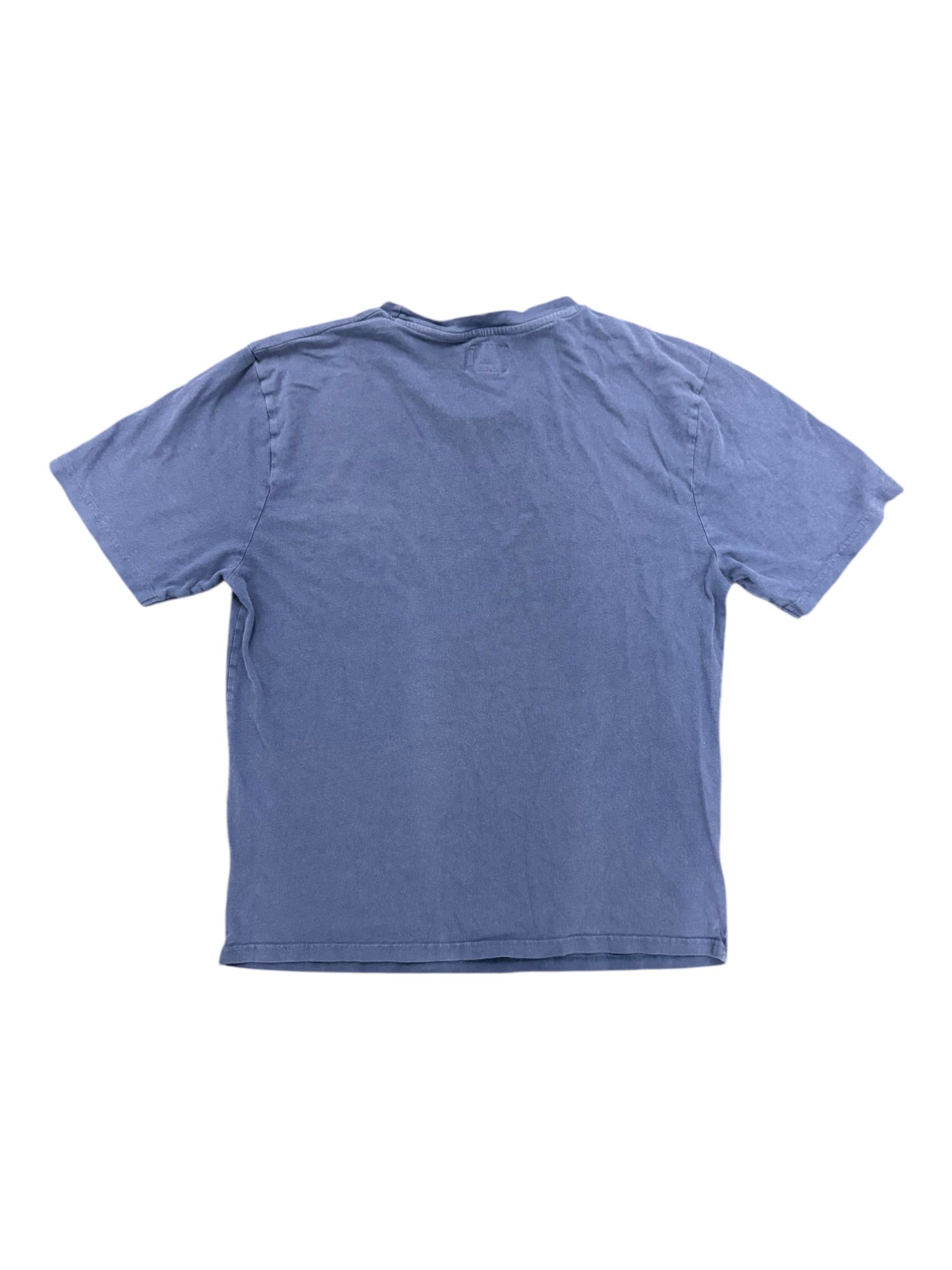 Stussy 00s Navy Pocket Embroidery T-Shirt Size Large