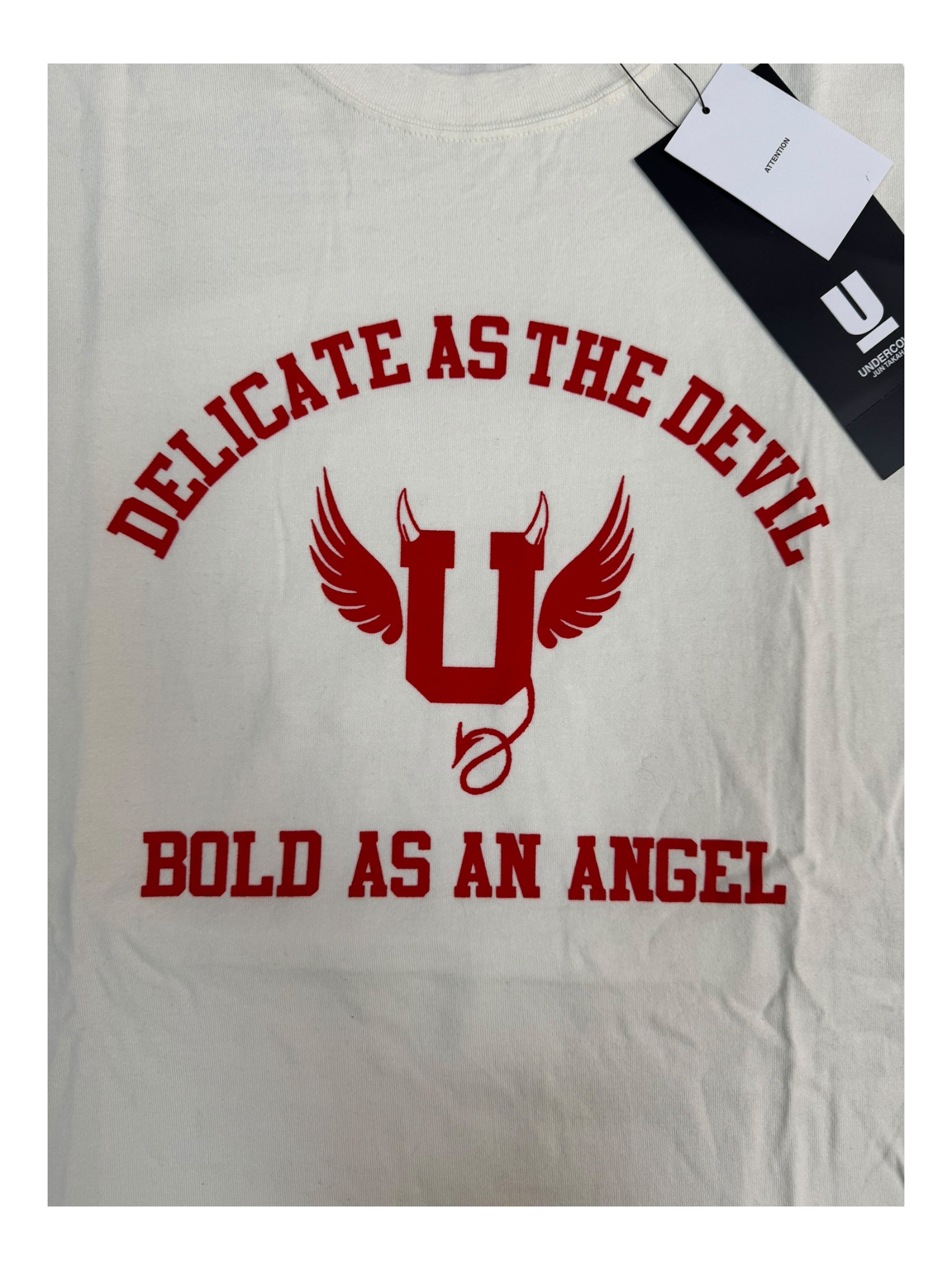 Undercover Delicate as the Devil White T-Shirt Size XL New w/ Tags