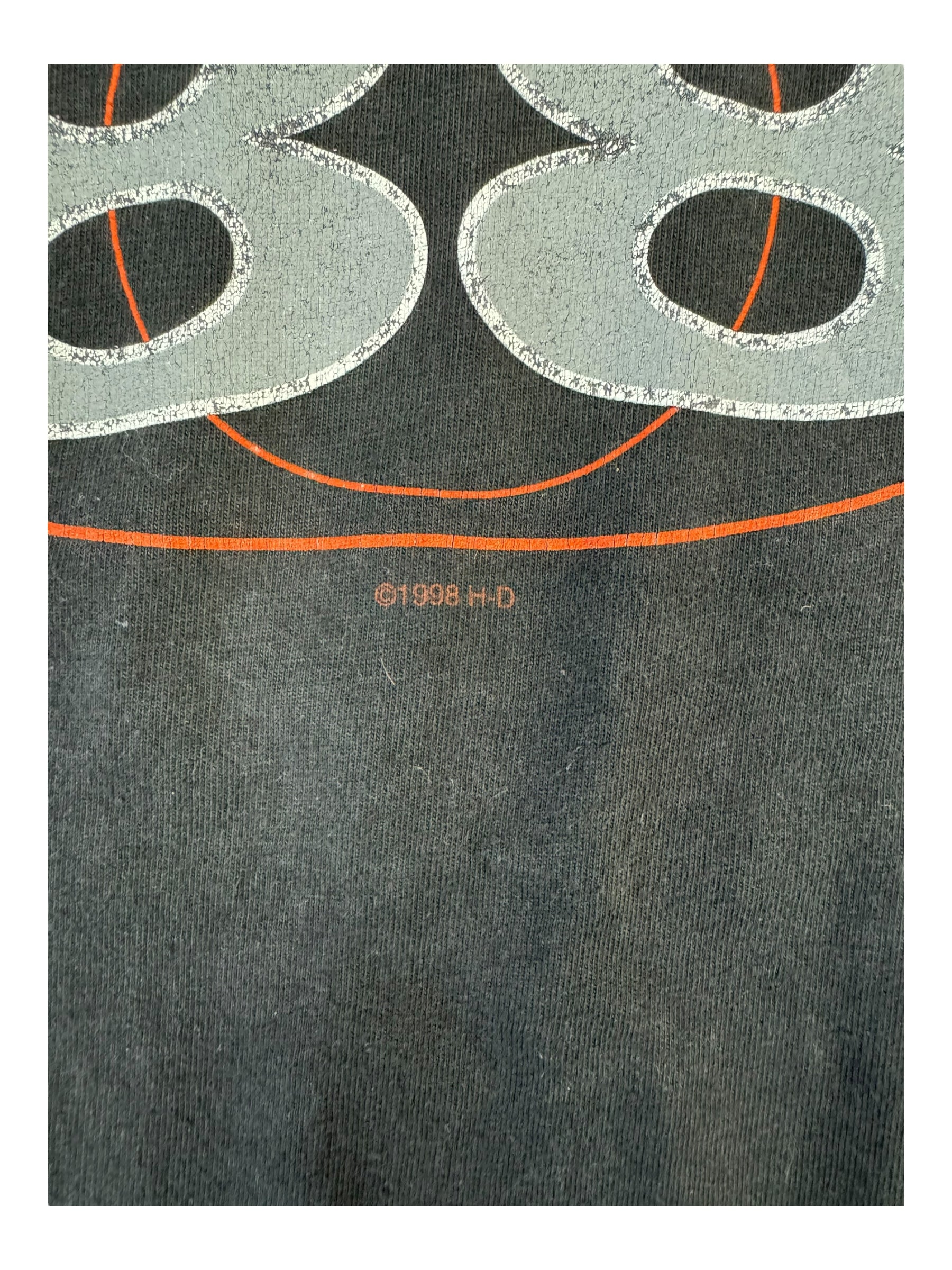 Harley Davidson 90s Black Twin Cam 88 Cubic Inches Longsleeve Hanes Beefy Size XXL