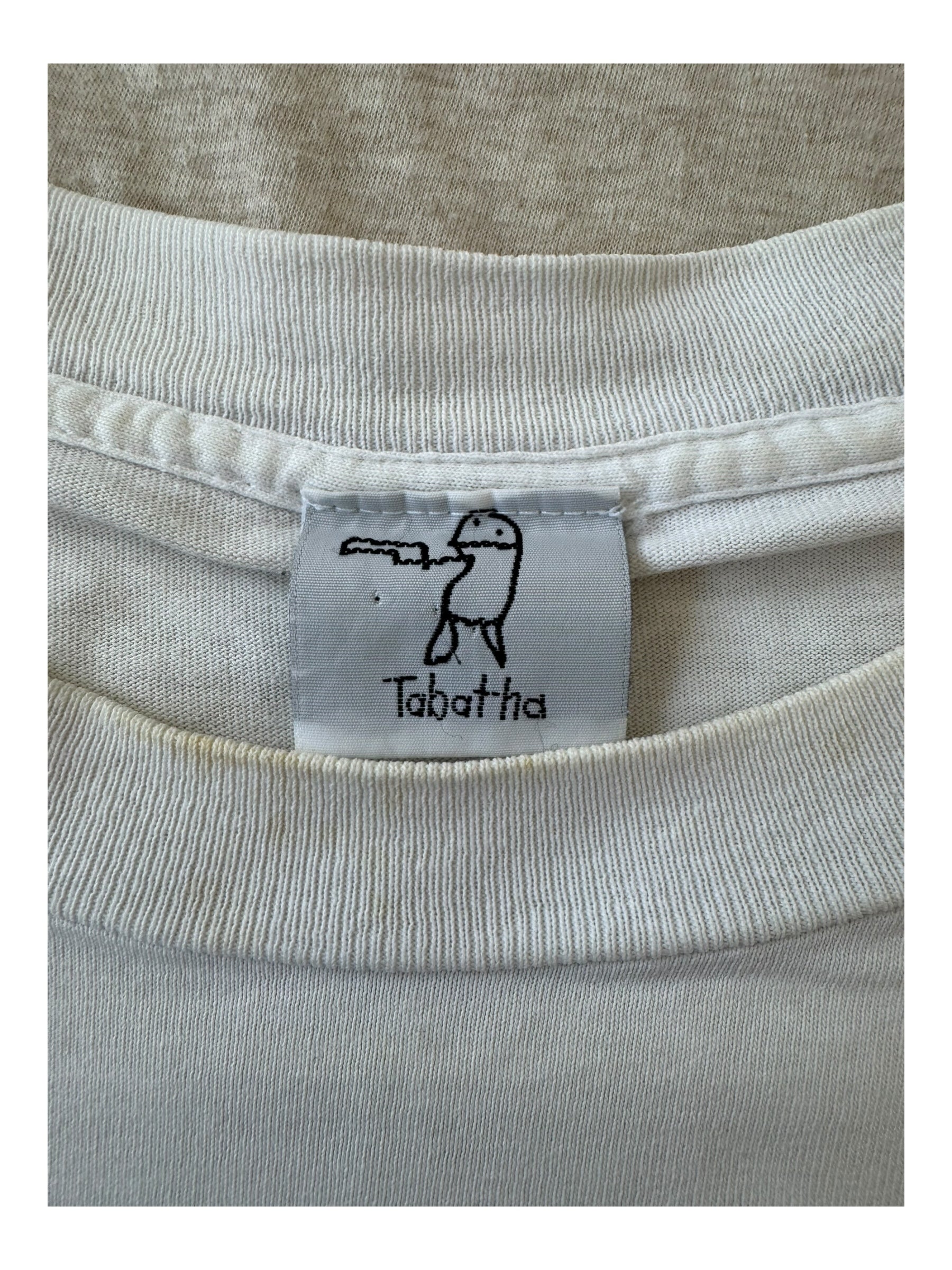 Futura 90s White Tabatha Tag Futura Painting T-shirt Size Medium