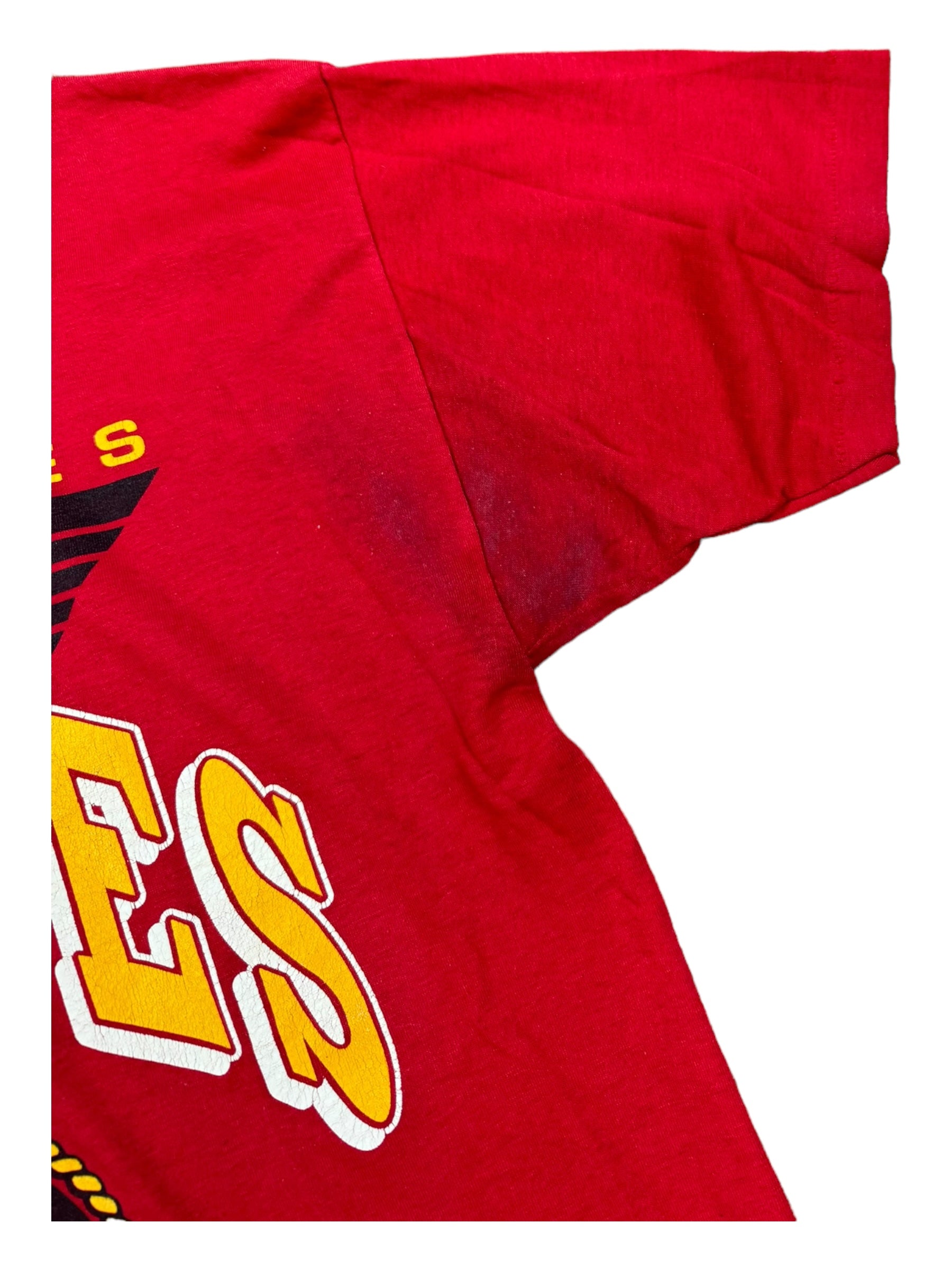 US Marines T-shirt Red Graphic Signal Made In USA Mens Size XL