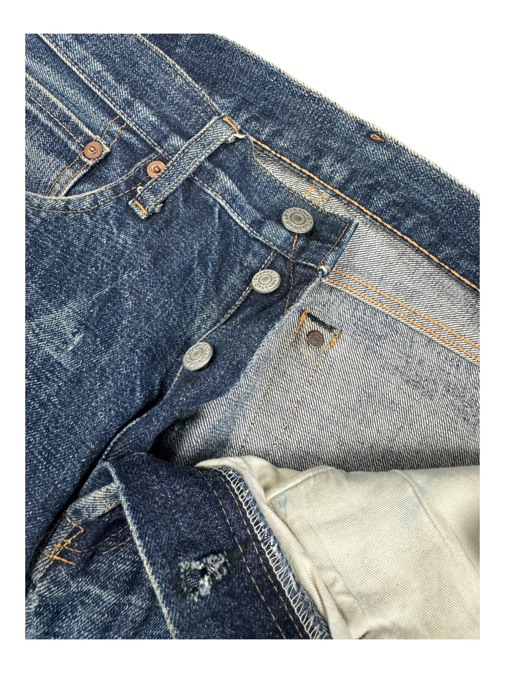 Studio D'artisan Faded Selvedge Denim Jeans Size 33