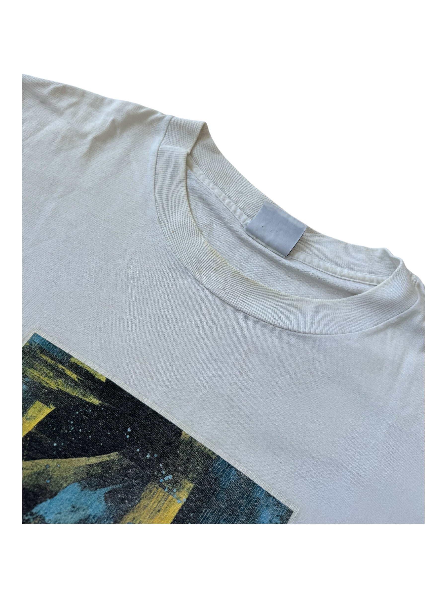 Futura 90s White Tabatha Tag Futura Painting T-shirt Size Medium