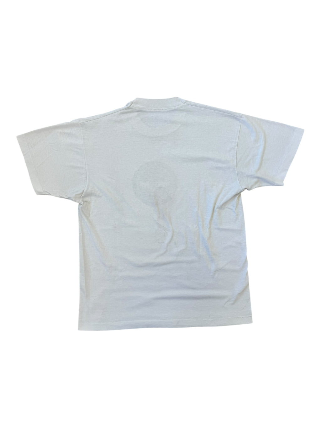 X-Large 90s World Fuct Logo Rip White T-Shirt Size Large