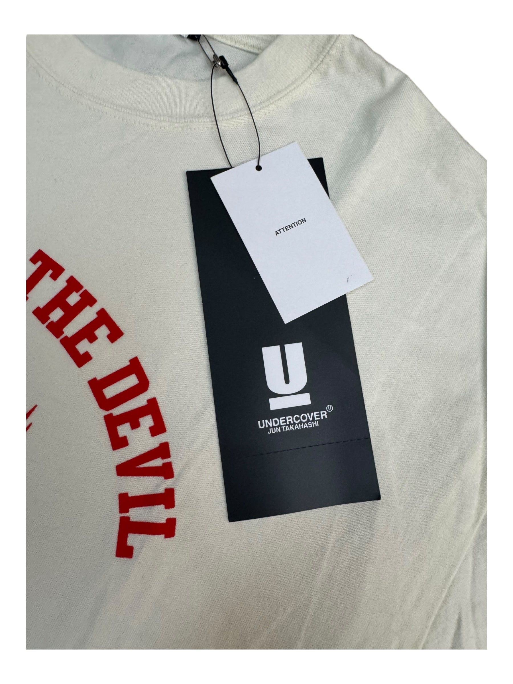 Undercover Delicate as the Devil White T-Shirt Size XL New w/ Tags