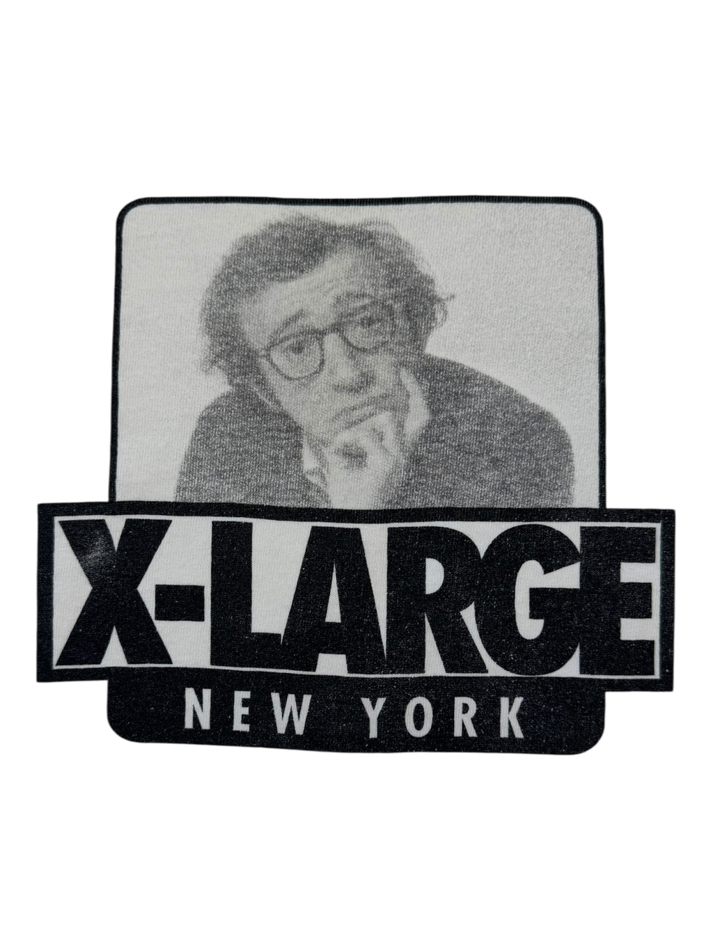 X-Large 90s New York Woody Allen White T-Shirt Size XL