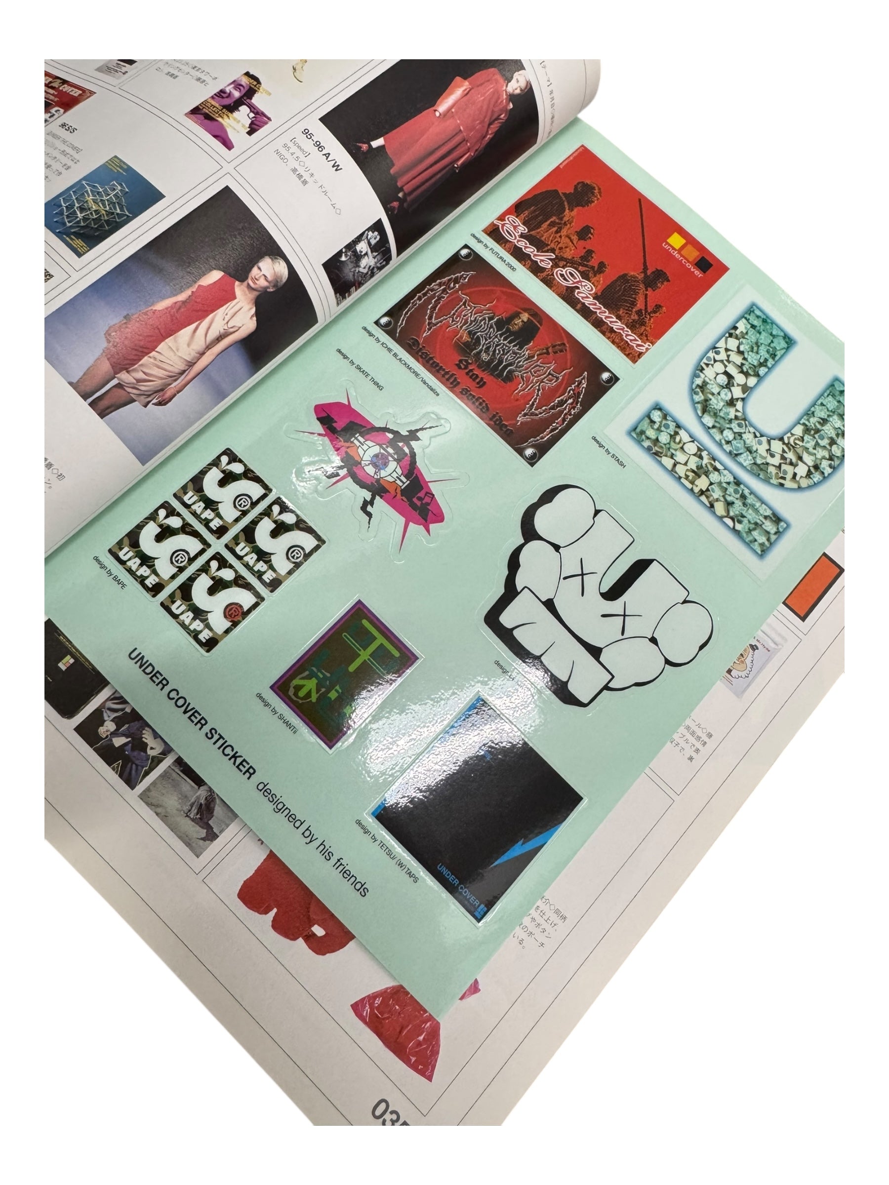 Relax Magazine 2000 Undercover Special Issue w/ Stickers from Kaws Futura Bape Stash