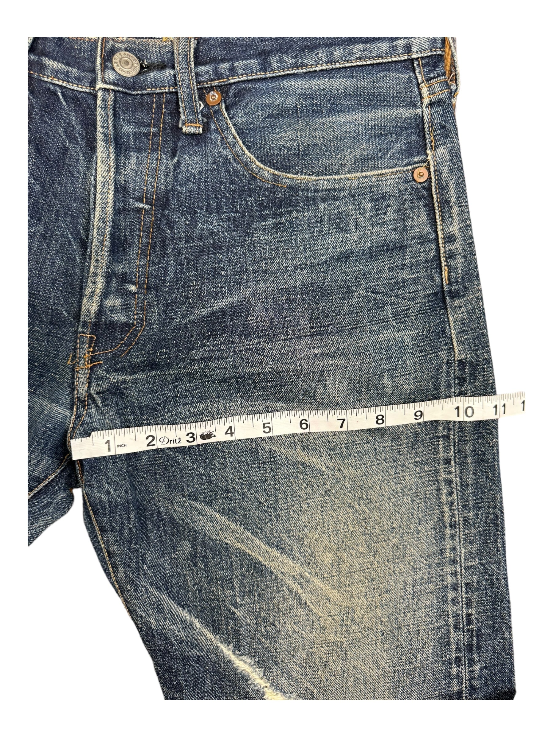 Studio D'artisan Faded Selvedge Denim Jeans Size 33