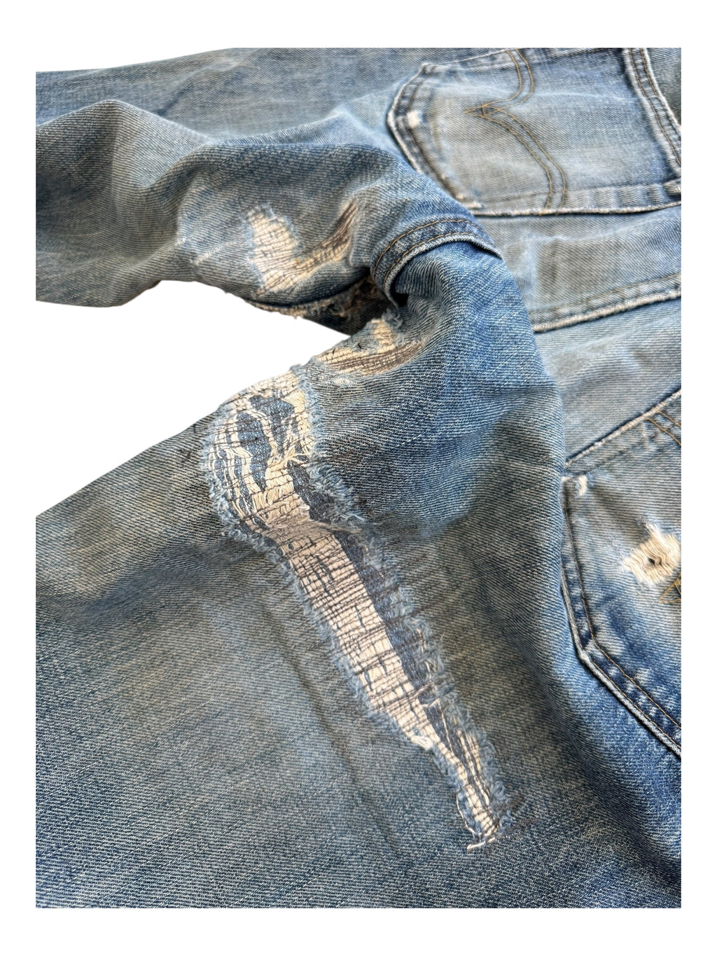 Levis 90s 702 XX Big E Selvedge Denim Jeans W31 Japan Perfect Fade