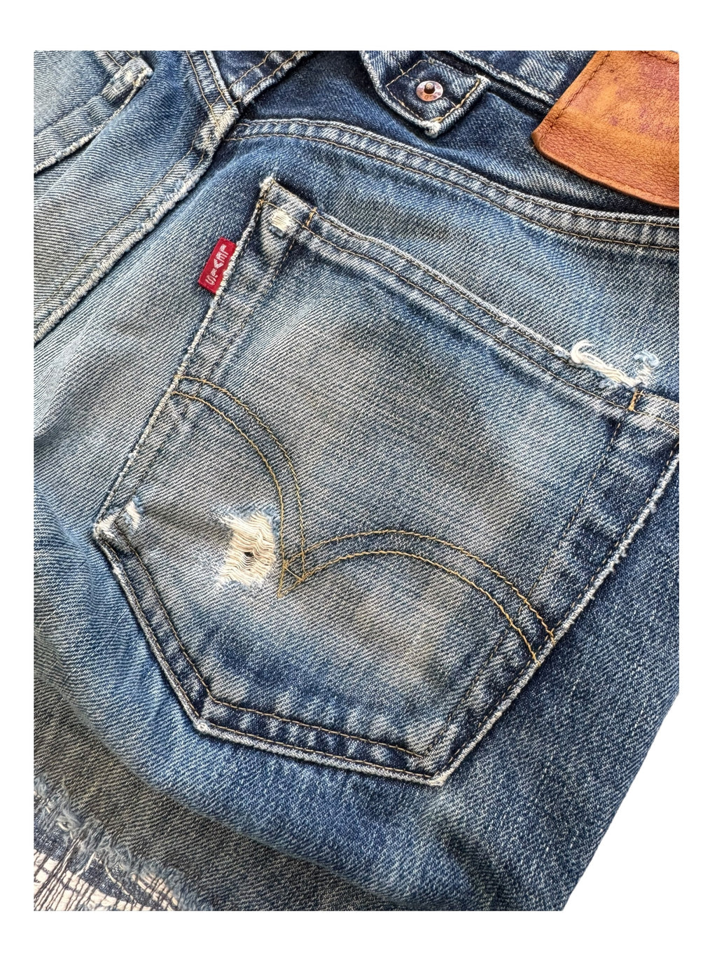 Levis 90s 702 XX Big E Selvedge Denim Jeans W31 Japan Perfect Fade