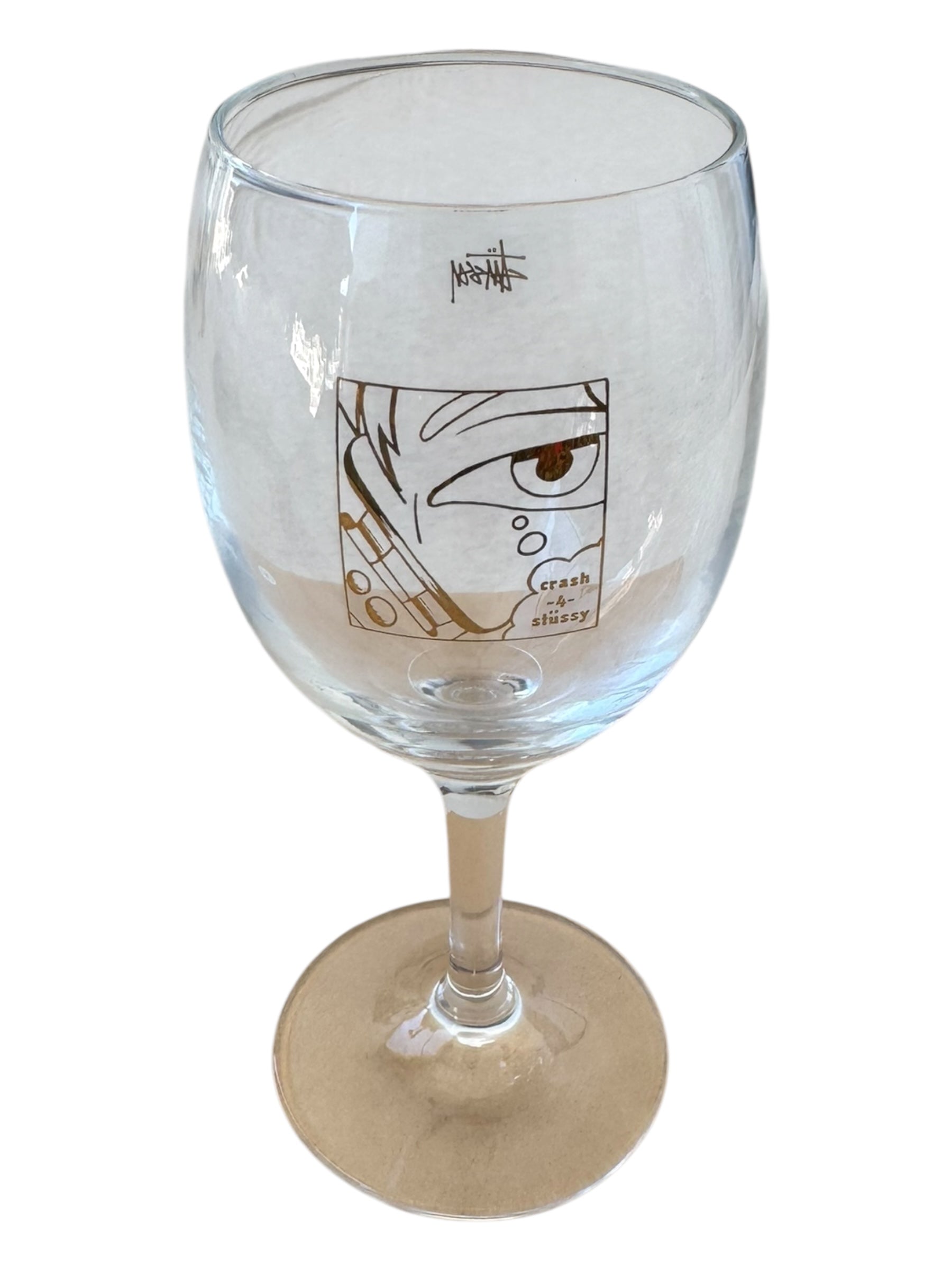 Stussy 2003 Crash Wine Glass Ikebukuro Chapter Renewal