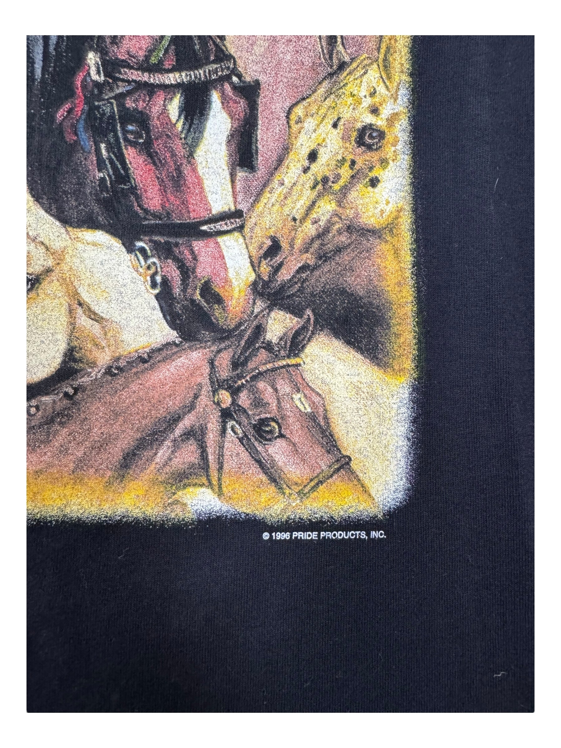 Horses 90s Shirt Horses Galore Mens Size XL Pride Products