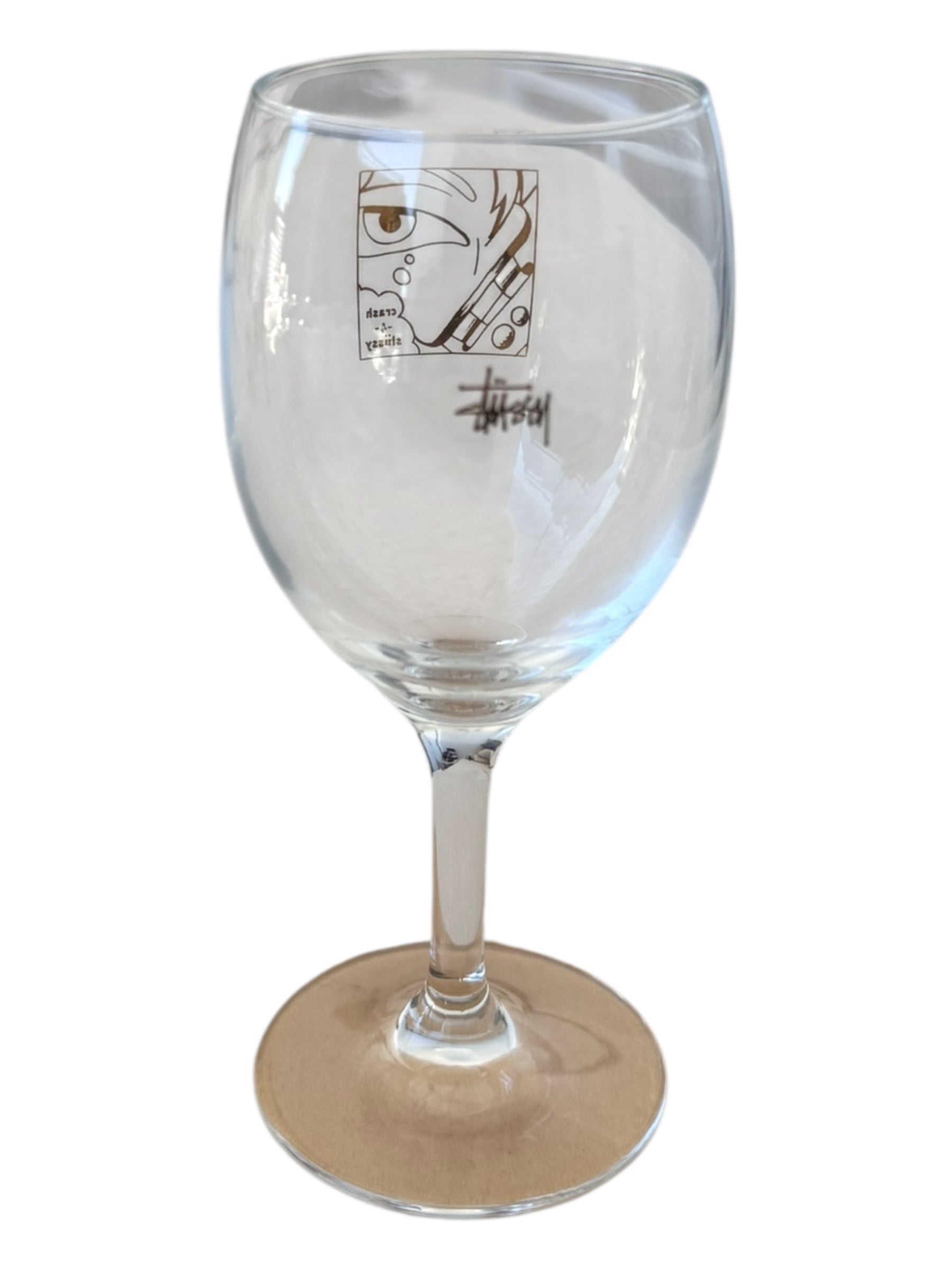 Stussy 2003 Crash Wine Glass Ikebukuro Chapter Renewal