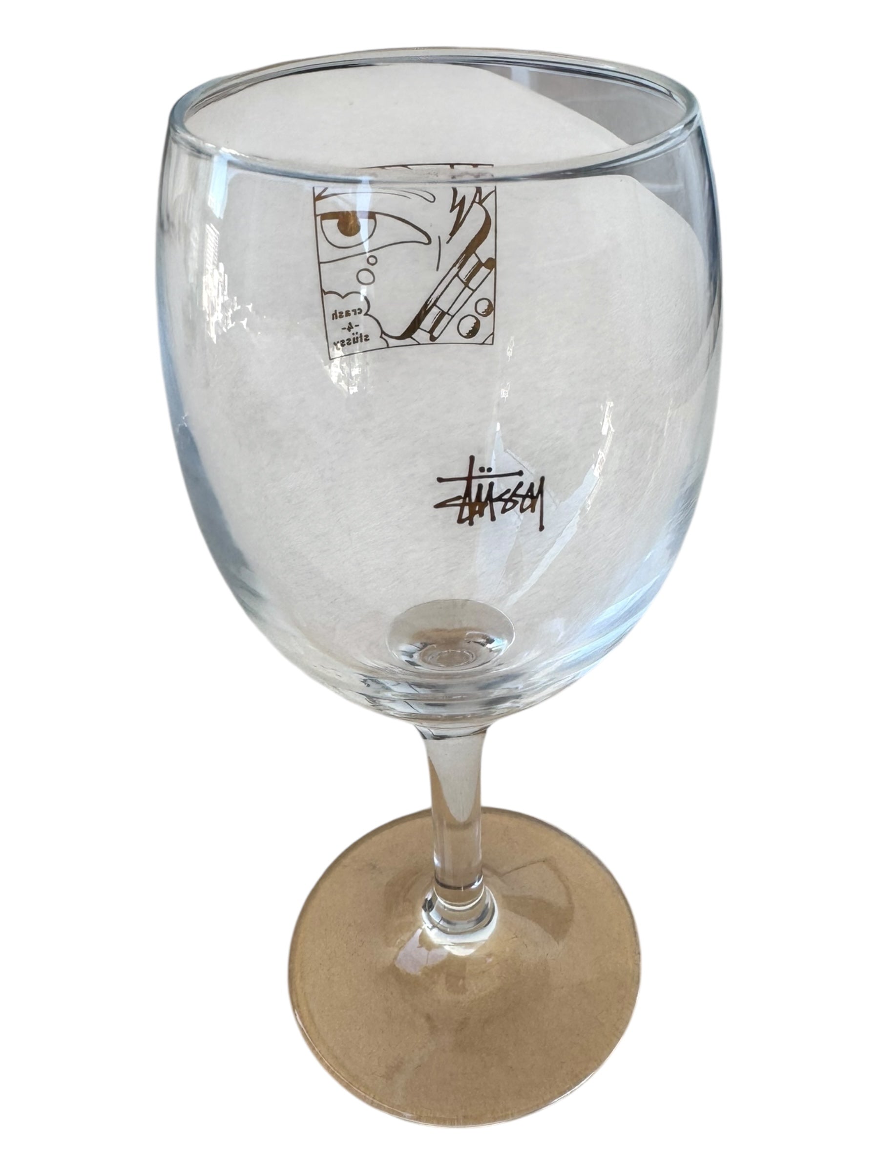 Stussy 2003 Crash Wine Glass Ikebukuro Chapter Renewal