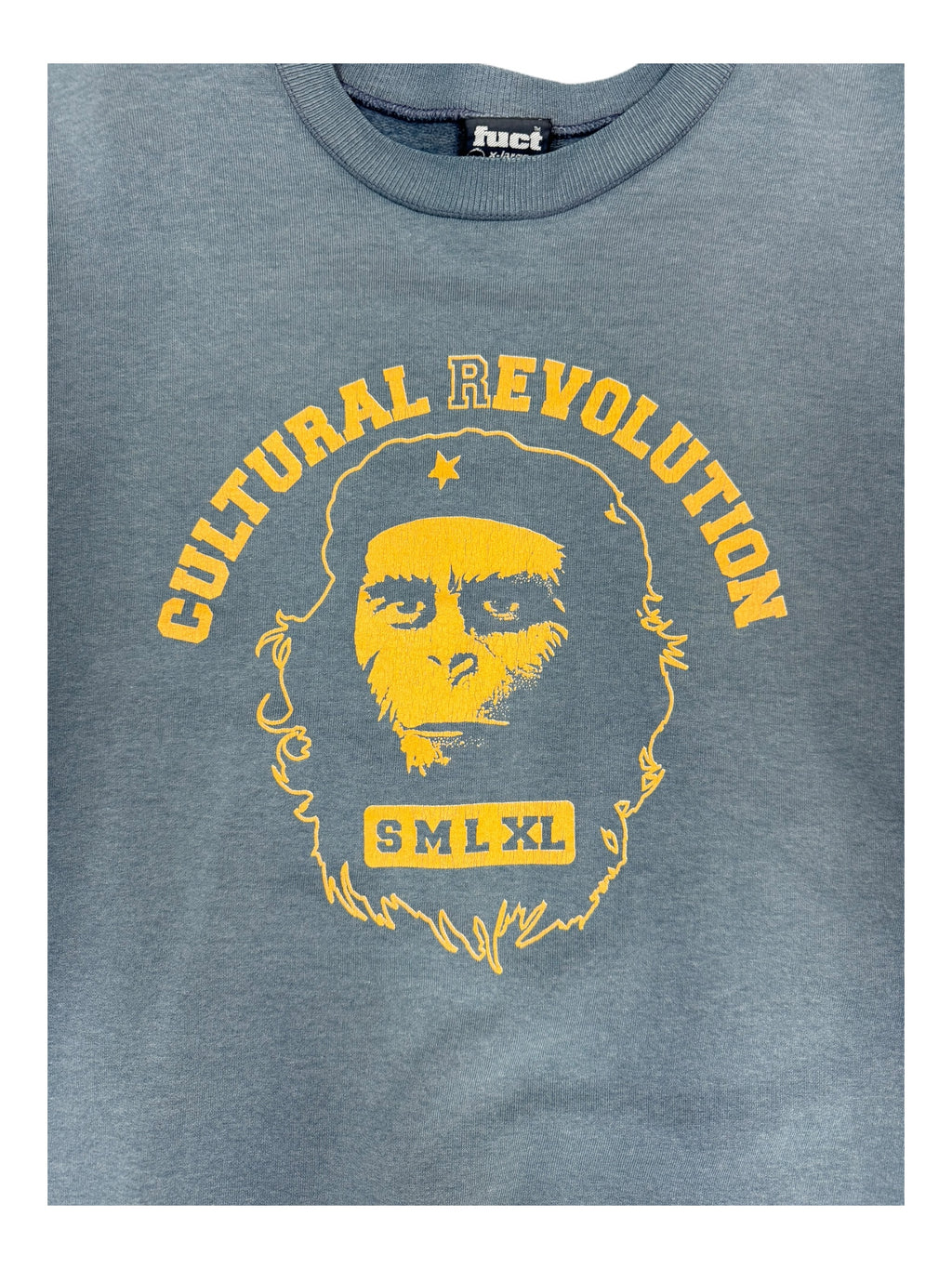 Fuct 90s Navy Culltural Revolution Crewneck Smoky Fade Champion Size XL